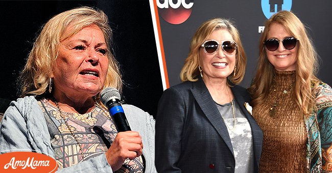 (L) Roseanne Barr participates in "Is America a Forgiving Nation?,'' a Yom Kippur eve talk on forgiveness at Saban Theatre on September 17, 2018 in Beverly Hills, California. (R) Roseanne Barr and Brandi Brown attend during 2018 Disney, ABC, Freeform Upfront at Tavern On The Green on May 15, 2018 in New York City | Photo: Getty Images