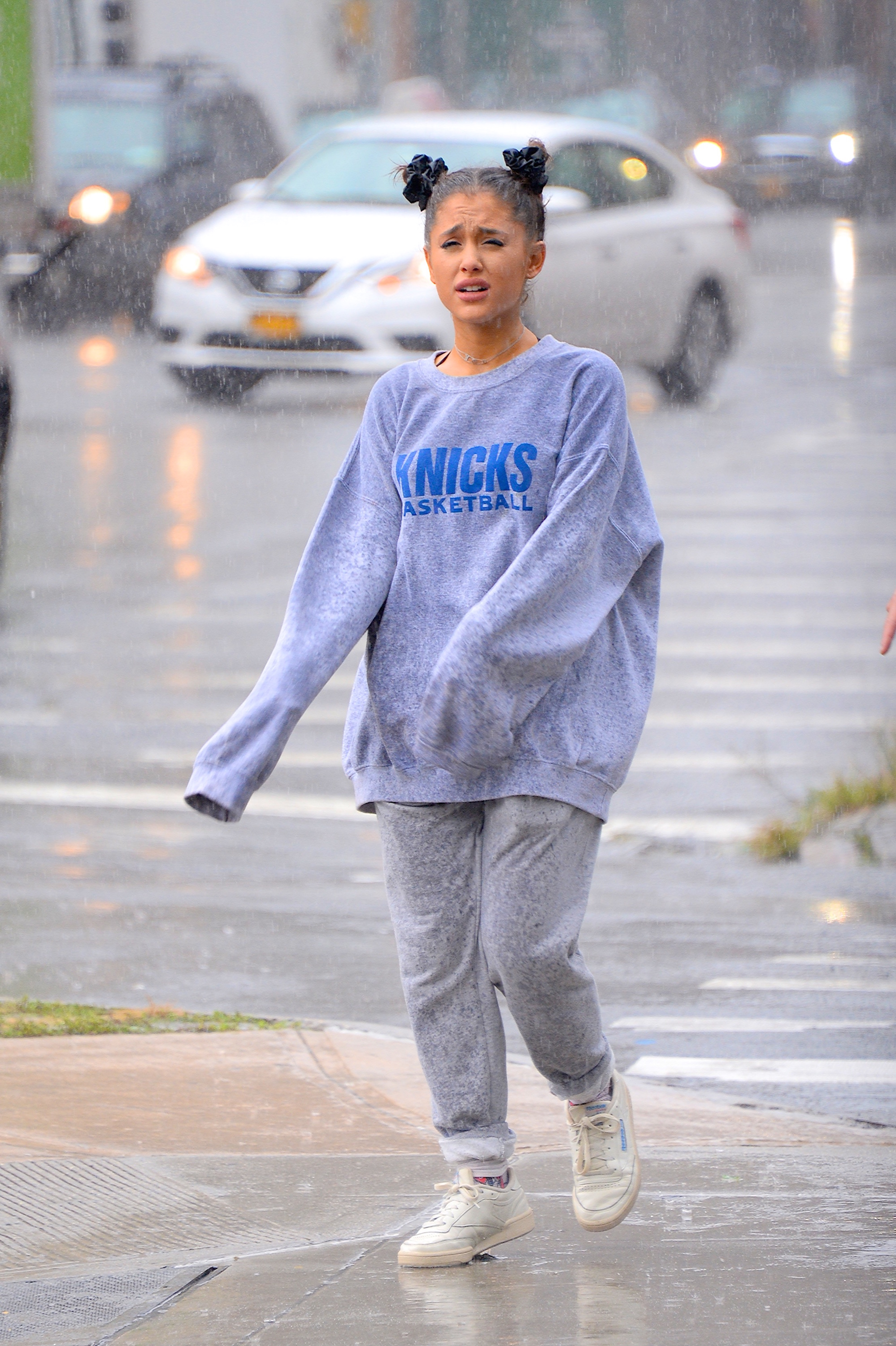 Ariana Grande seen on September 18, 2018 in New York City | Source: Getty Images