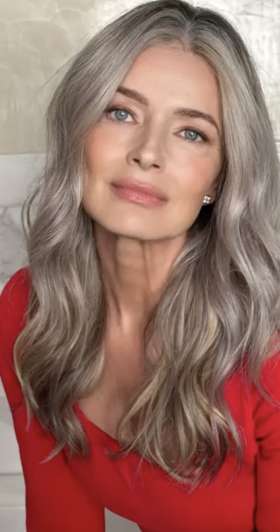 Paulina Porizkova from a post dated April 7, 2025. | Source: Instagram/paulinaporizkov