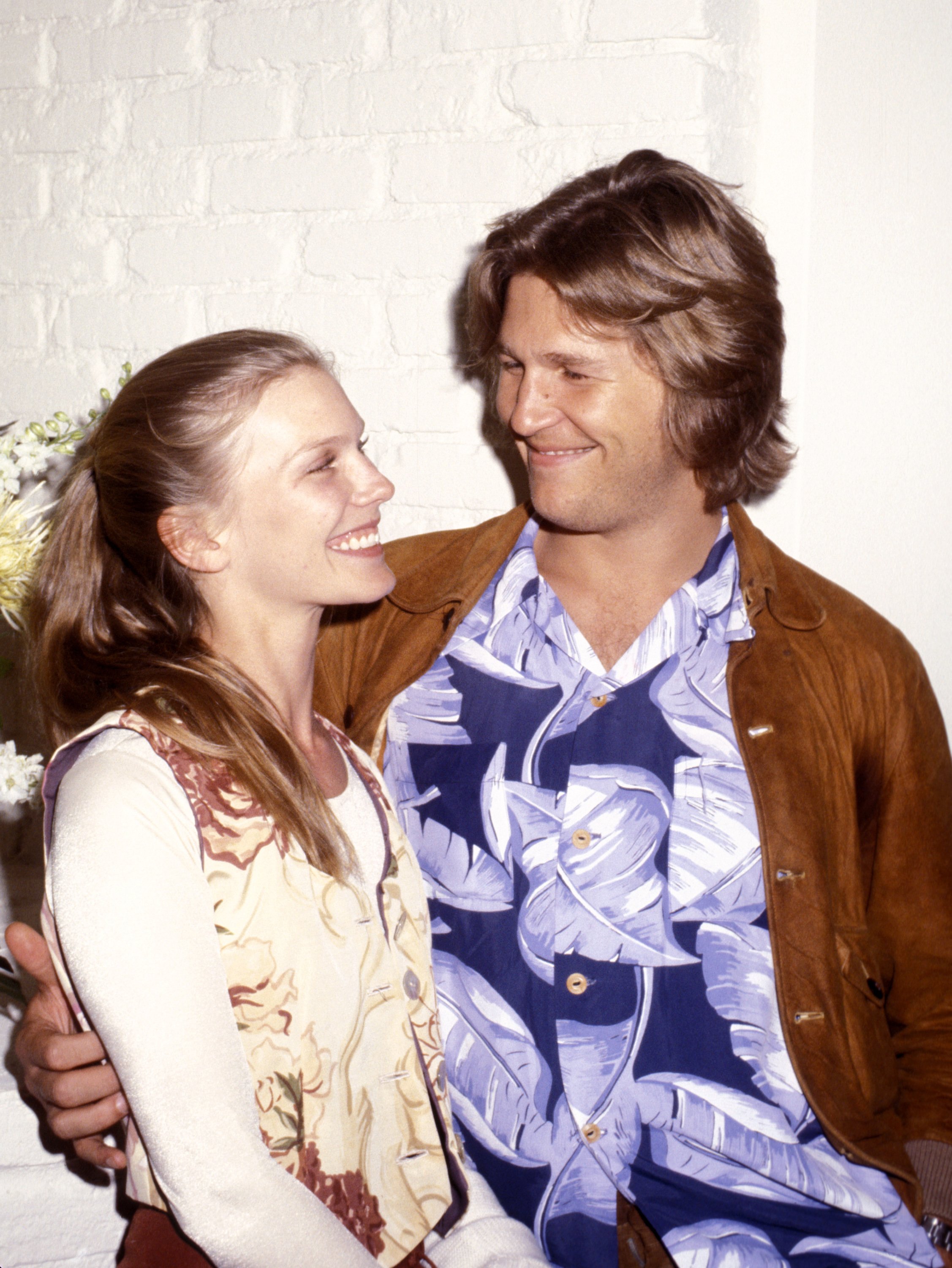 Susan Bridges and Jeff Bridges at the opening of the Camp Beverly Hills Boutique on June 23, 1977 |  Source: Getty Images