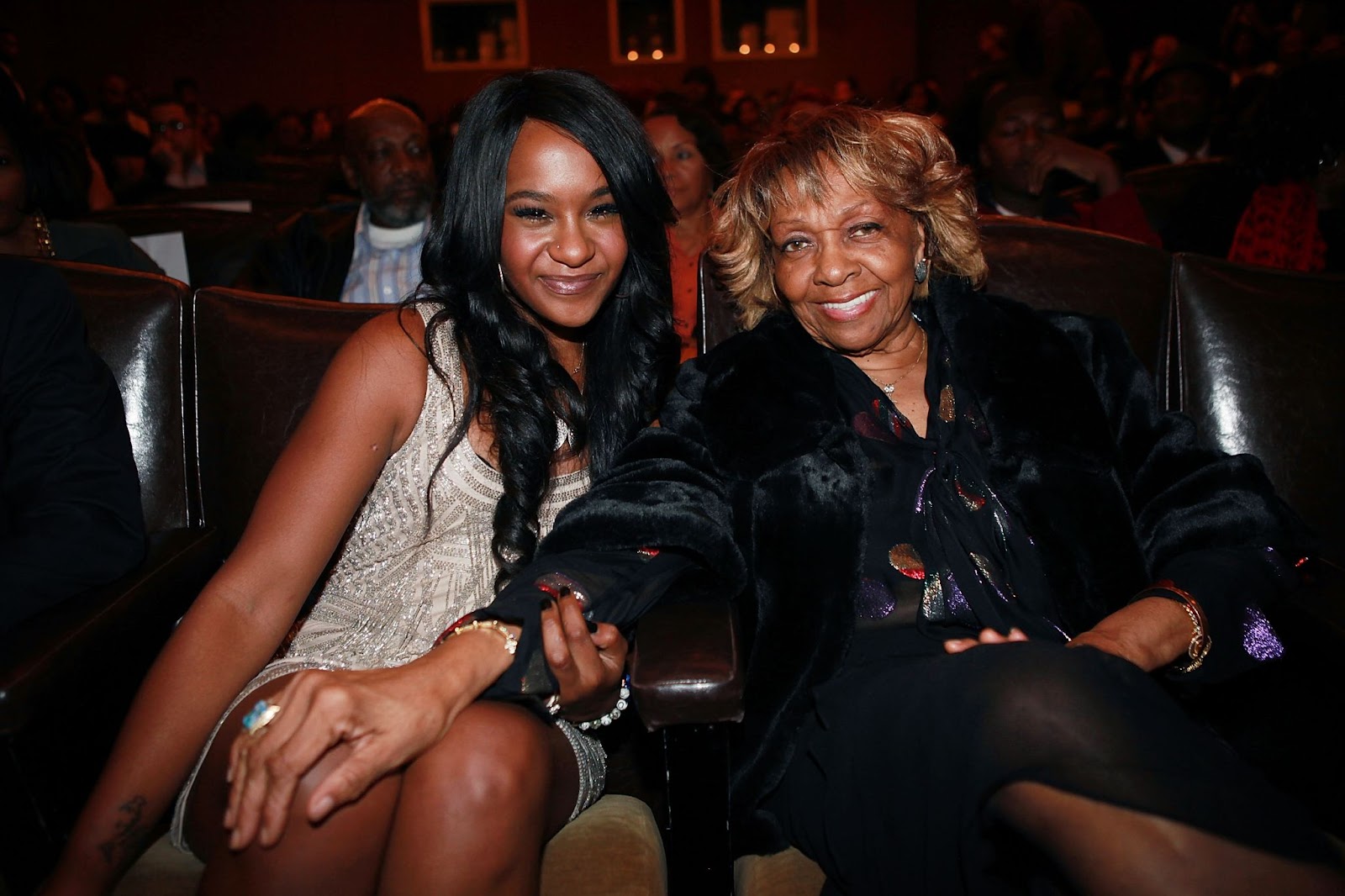 Cissy Houston and Bobbi Kristina Brown at "The Houstons: On Our Own" series premiere party on October 22, 2012, in New York. | Source: Getty Images