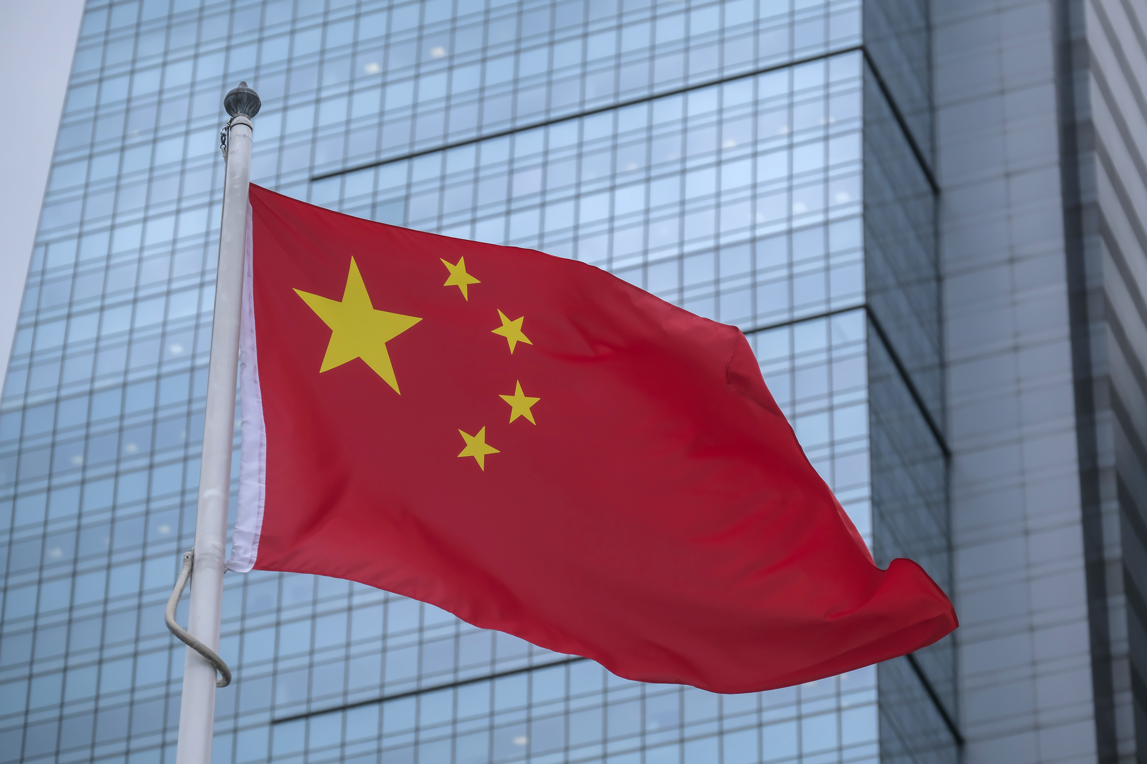 The Chinese national flag | Source: Getty Images