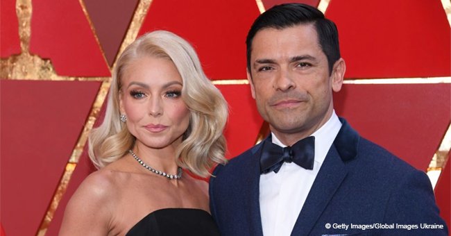 Kelly Ripa shares a romantic photo taken in bed with her handsome husband