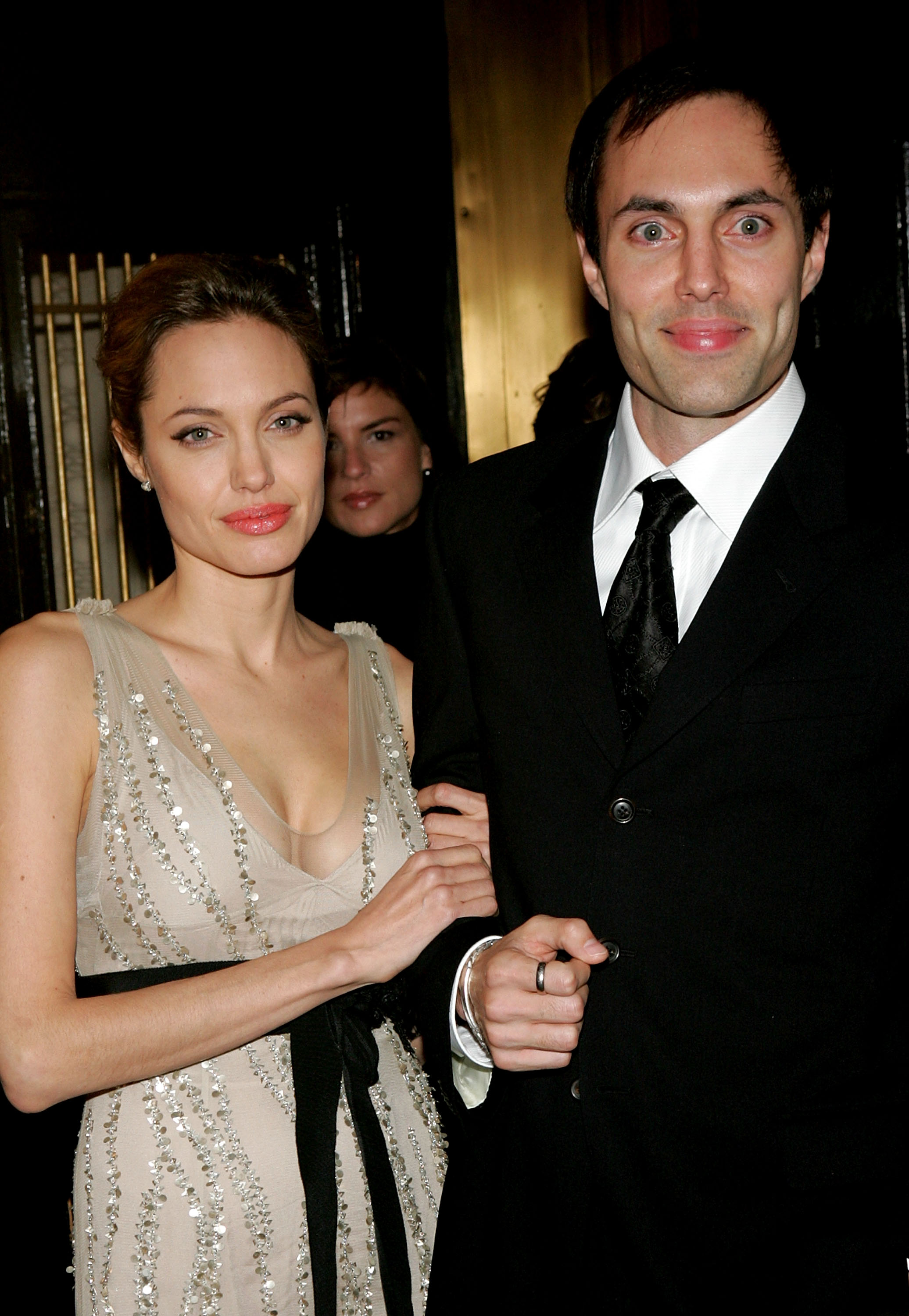 Angelina Jolie and James Haven attend the Worldwide Orphans Foundation to Honor Christine Ebersole on October 24, 2005, in New York City. | Source: Getty Images