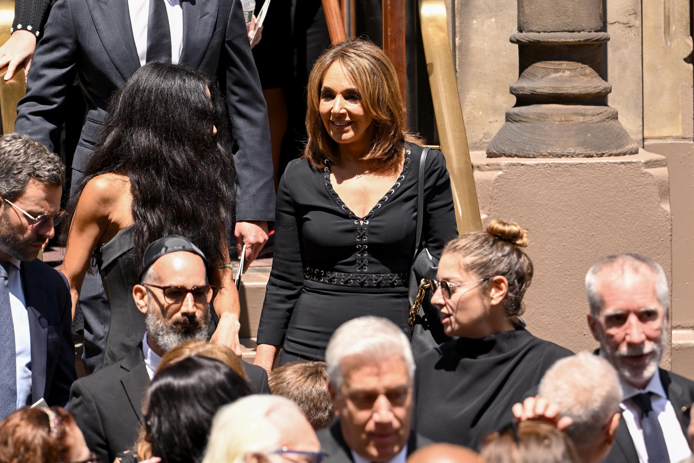 News Anchor Rosanna Scotto was also seen smiling during the event to honor Clive Davis. | Source: Getty Images