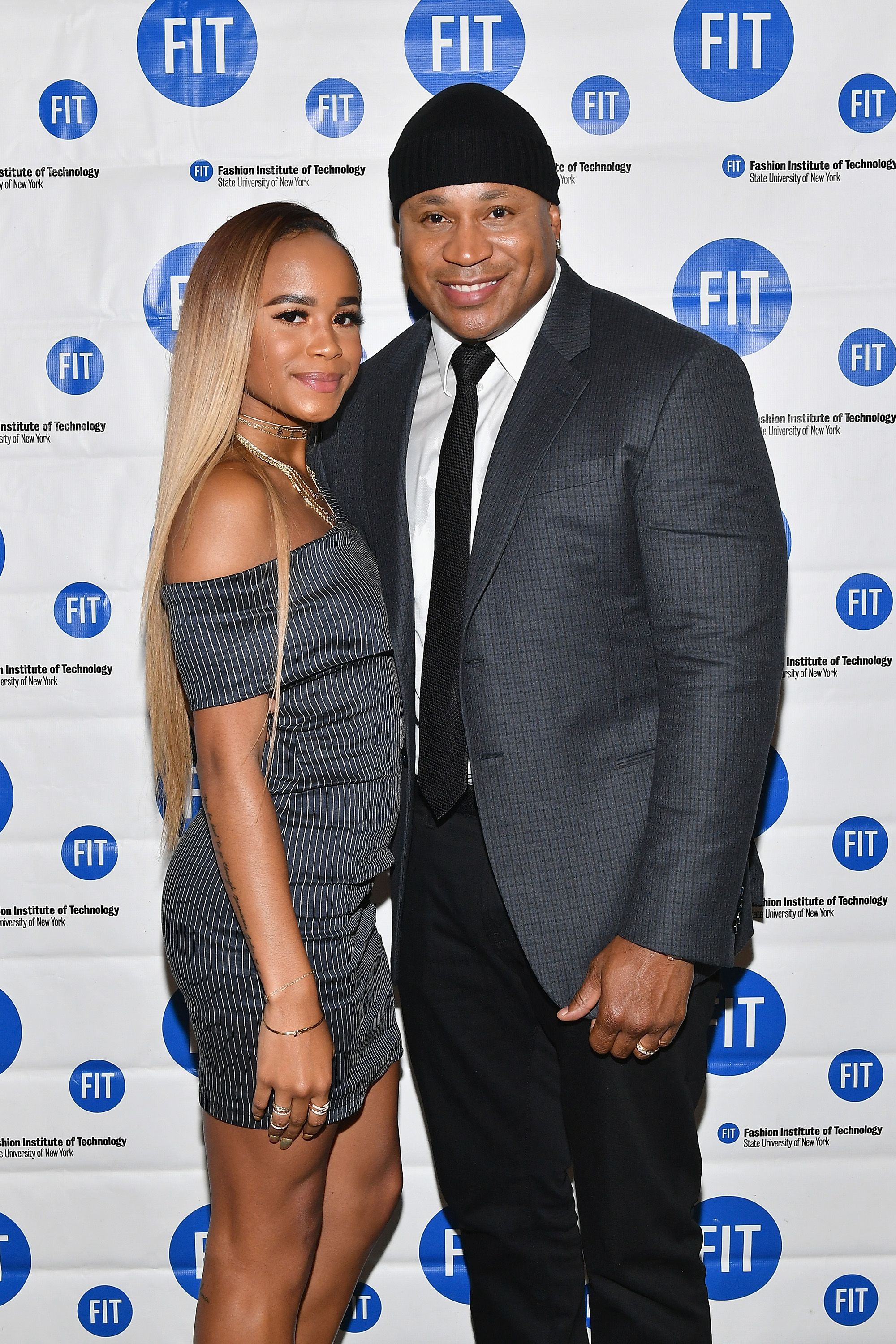 Samaria Leah Smith and LL Cool J at the FIT's 2017 Commencement Ceremony on May 25, 2017 | Photo: Getty Images