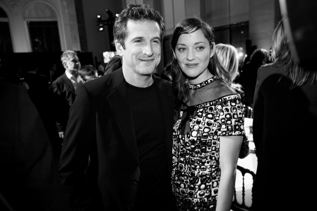 Guillaume Canet and Marion Cotillard during the ceremony 