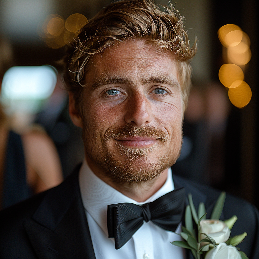 A smiling groom | Source: Midjourney