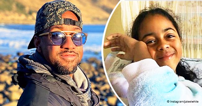 Jaleel White shares adorable FaceTime photo of his look-alike daughter getting up in the morning