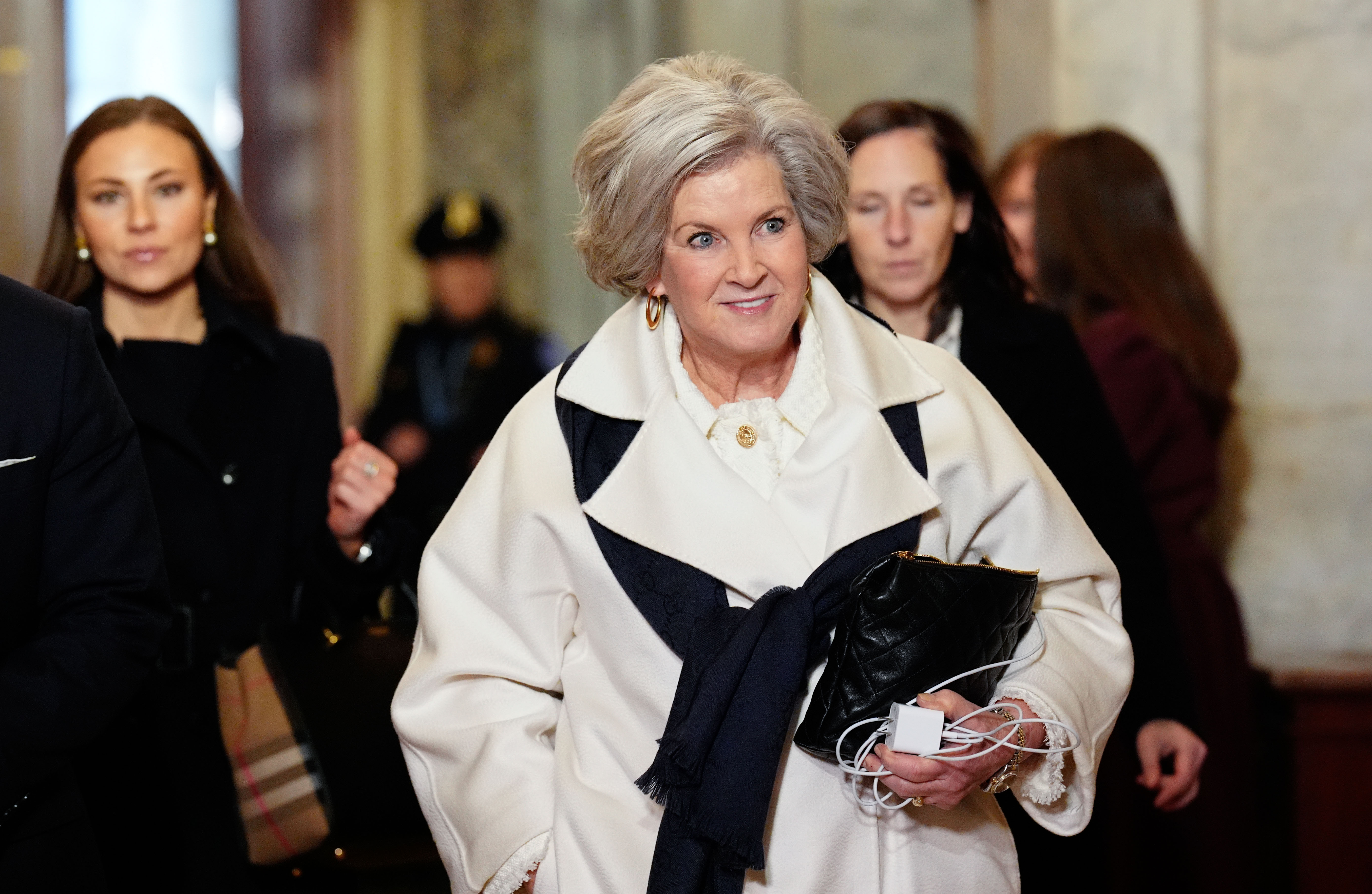 Susie Wiles arrives at the U.S. Capitol ahead of President Donald Trump’s inauguration on January 20, 2025 | Source: Getty Images