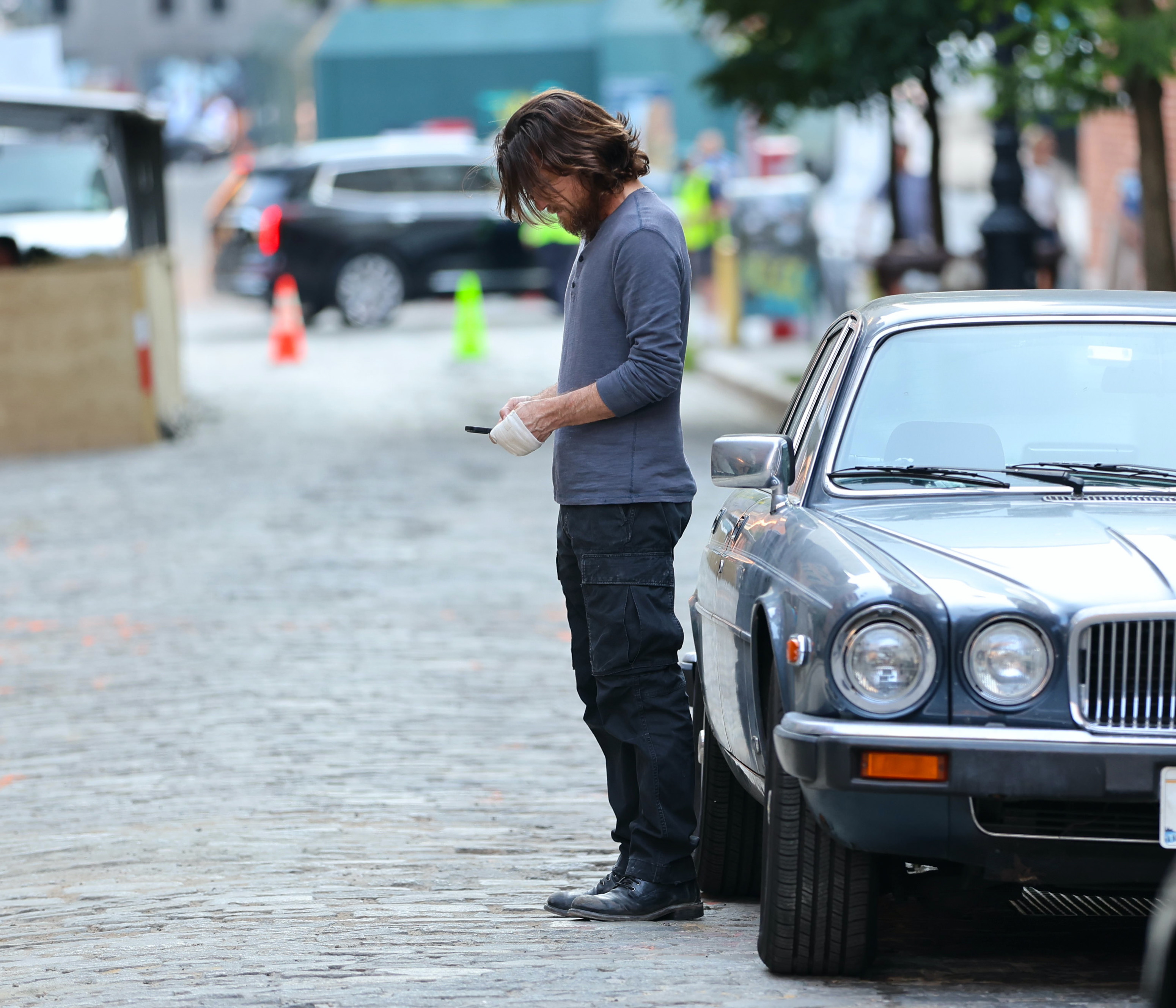 The actor was seen on a film set in New York City on June 13, 2024 | Source: Getty Images