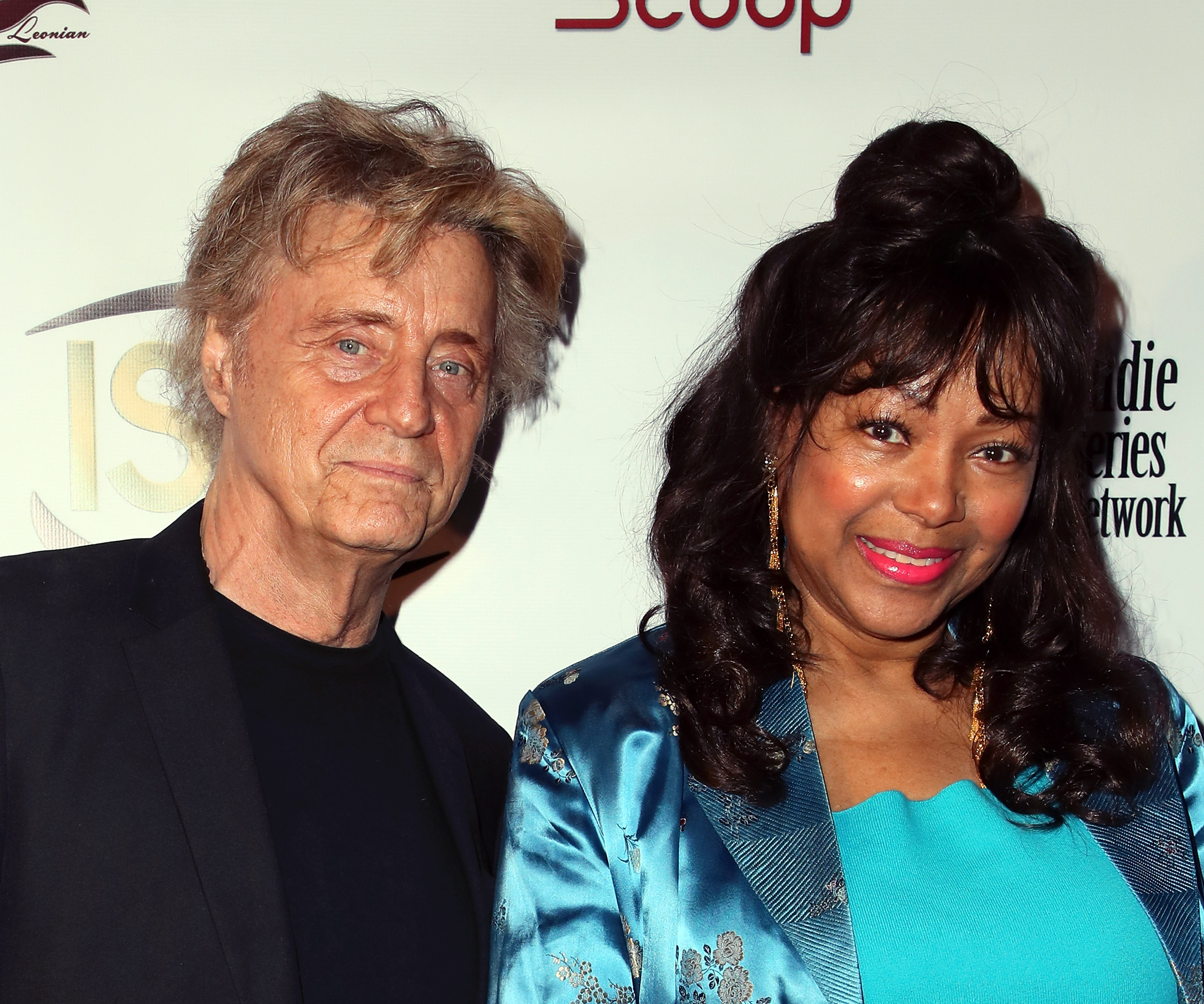Radio host Shadoe Stevens (L) and Beverly Stevens at The Colony Theatre on April 4, 2018, in Burbank, California. | Source: Getty Images