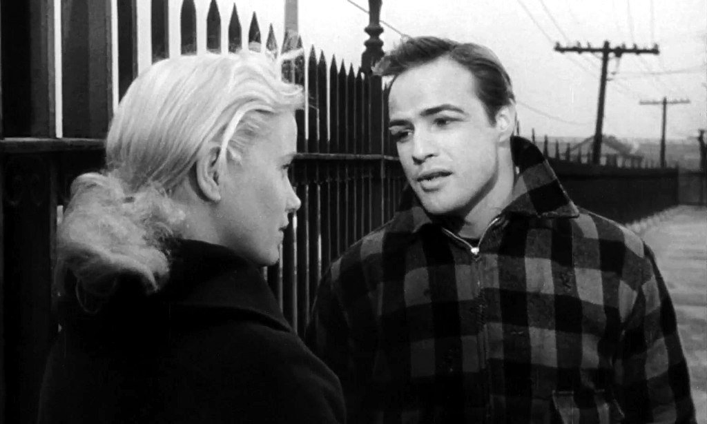 Marlon Brando with Eva Marie Saint in the 1954 film "On the Waterfront," which won him his first Oscar | Source: Wikimedia