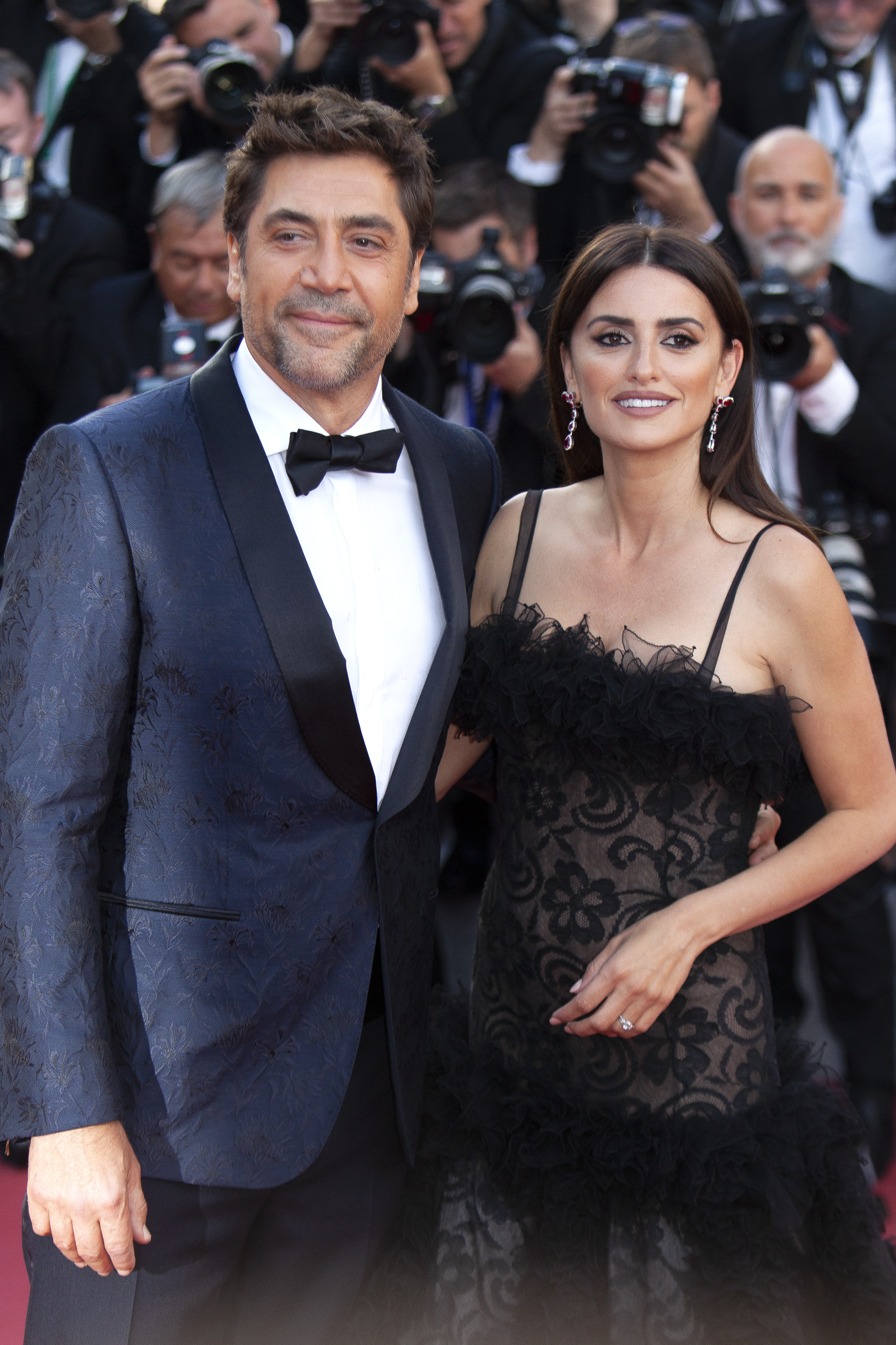 Penelope Cruz and actor Javier Bardem grace the screening of "Everybody Knows (Todos Lo Saben)" and the opening gala during the 71st annual Cannes Film Festival at Palais des Festivals on May 8, 2018, in Cannes, France | Source: Getty Images