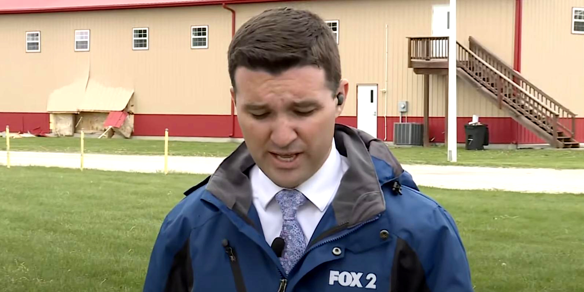 Fox News' Chad Mira reporting, 2025 | Source: YouTube.com/fox2stlouis