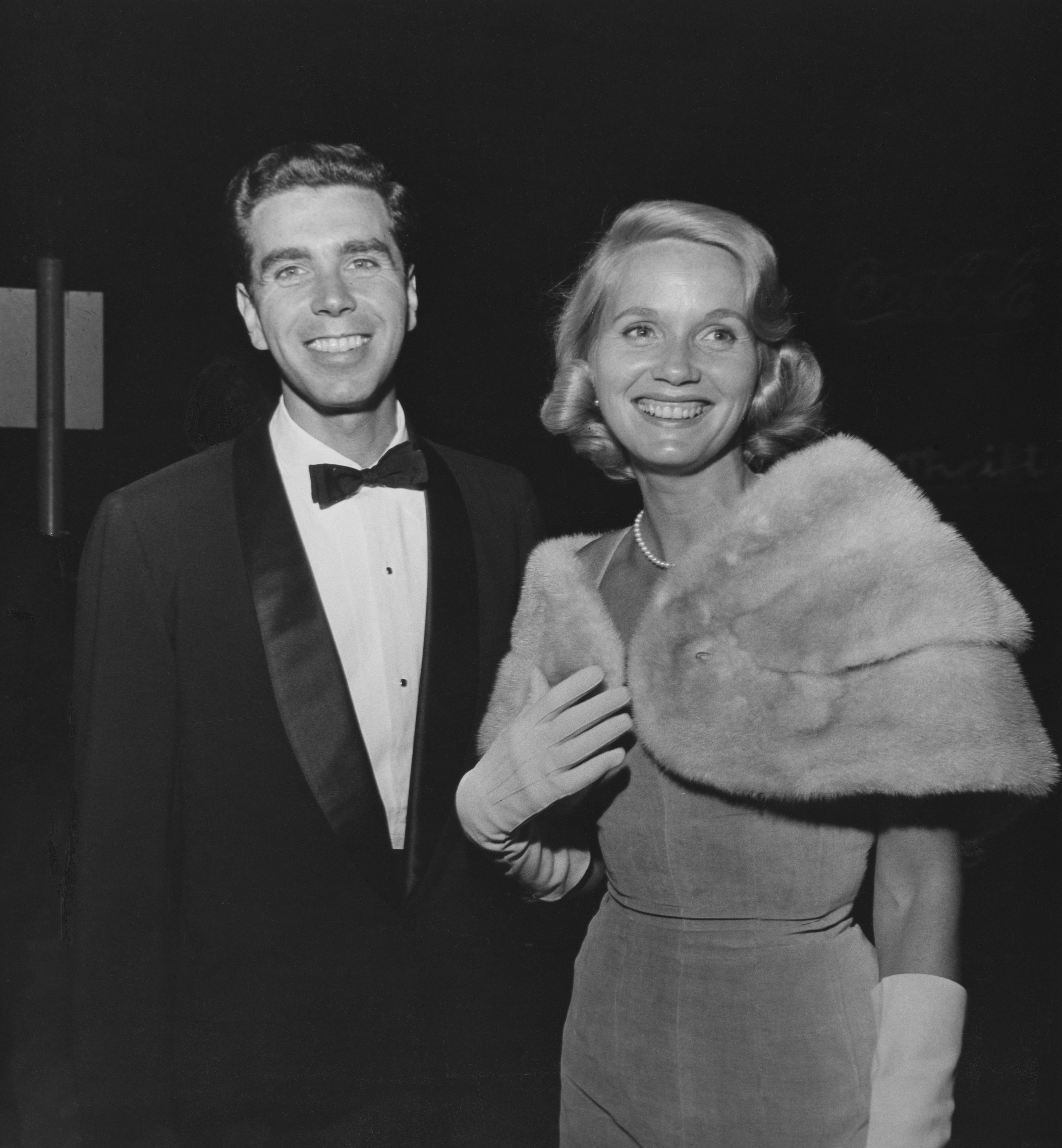 Jeffrey Hayden and Eva Marie Saint at the premiere of "The Big Country" in Los Angeles, 1958 | Source: Getty Images