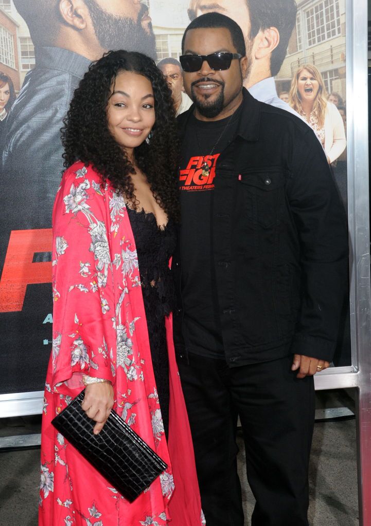 Ice Cube and Kimberly Woodruff at the premiere of "Fist Fight"in 2017 in Los Angeles | Source: Getty Images