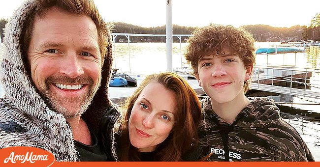 Actor Paul Greene with his fiancee, Kate Austin, and his son, Oliver. | Photo: Instagram/paulgreeneofficial