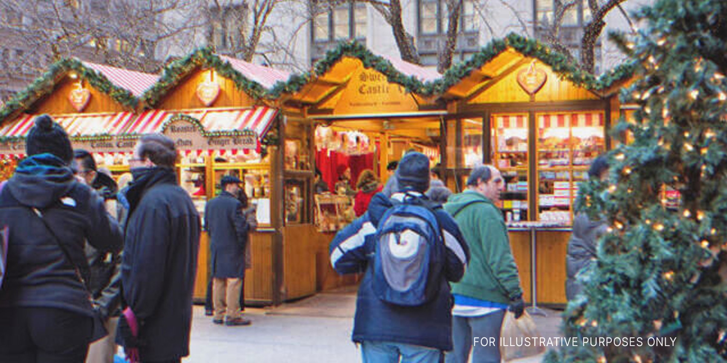 A Christmas fair. | Source: Shutterstock