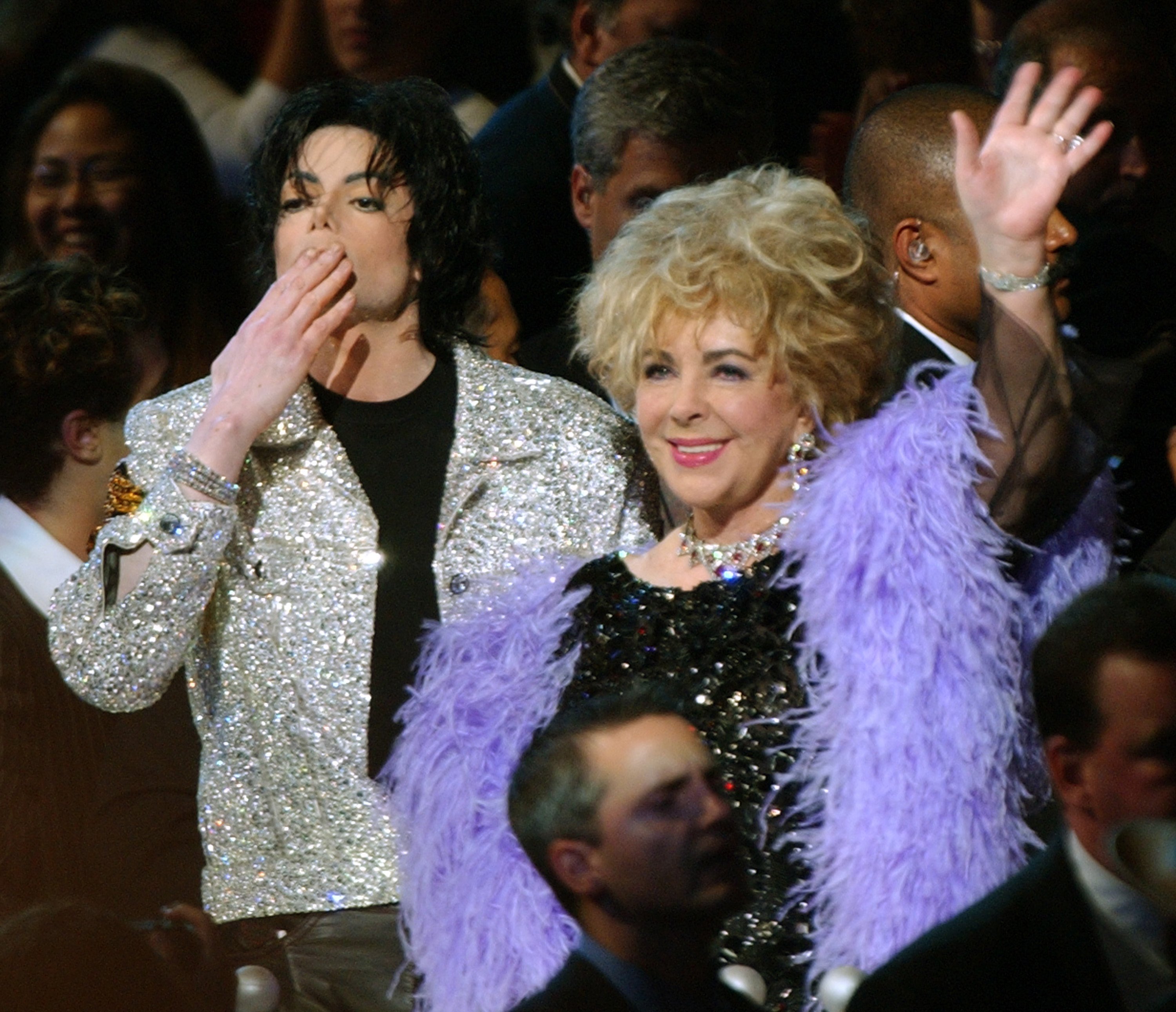 Michael Jackson and Elizabeth Taylor at Michael Jackson's 30th Anniversary Celebration | Source: Getty Images