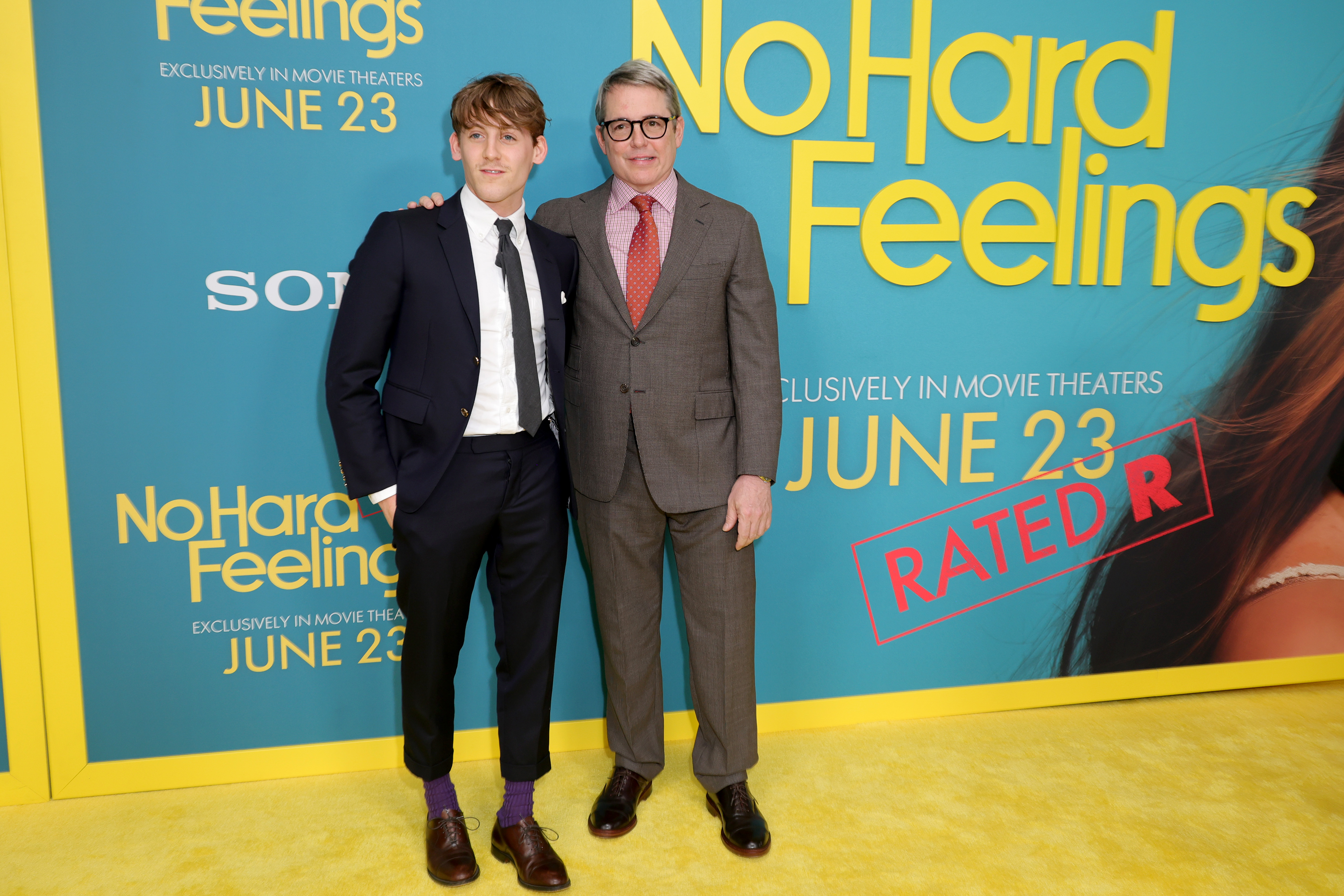 James Wilkie Broderick and Matthew Broderick on June 20, 2023 in New York City | Source: Getty Images