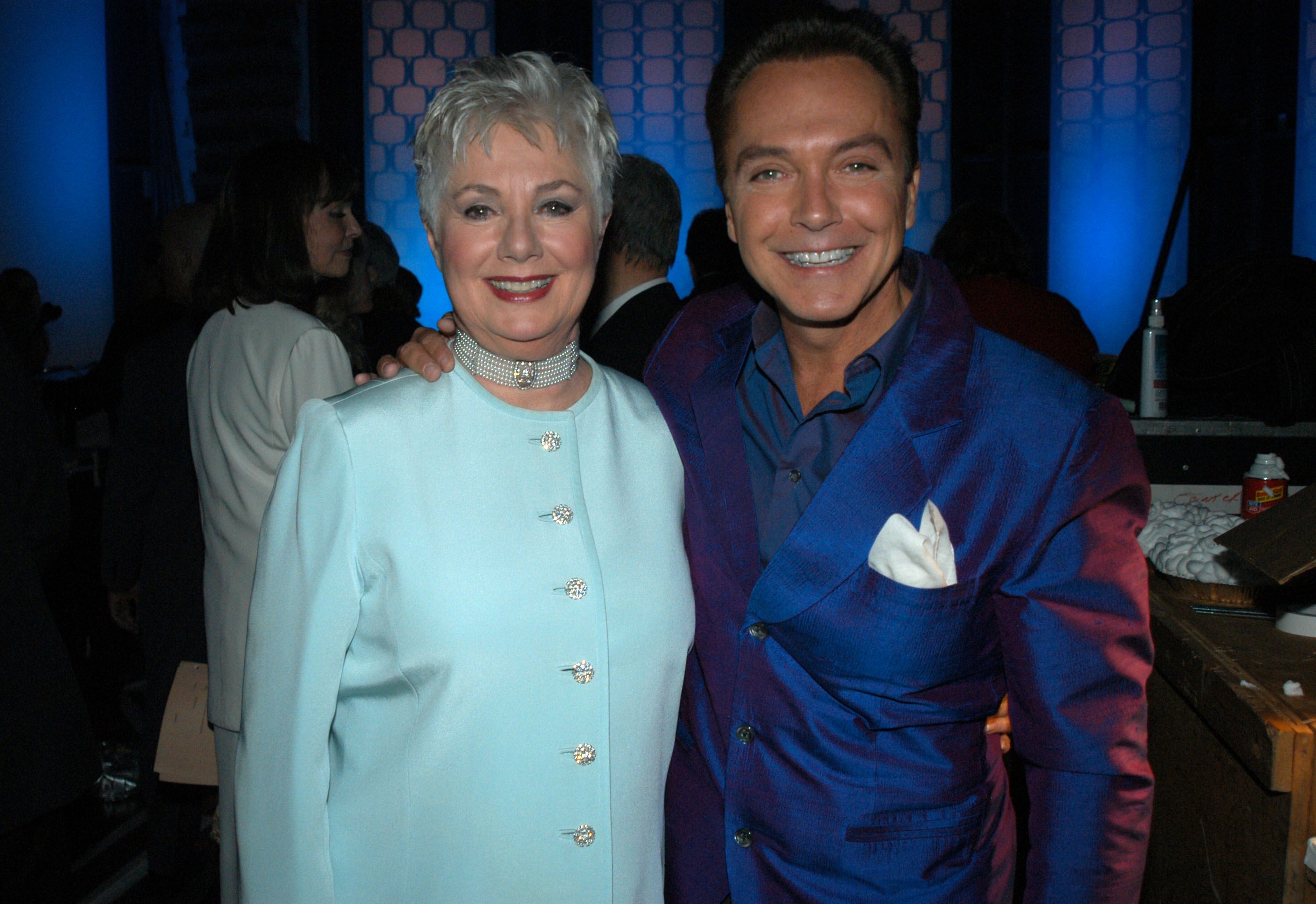 Shirley Jones and David Cassidy during The TV Land Awards in California on March 2, 2003 | Source: Getty Images