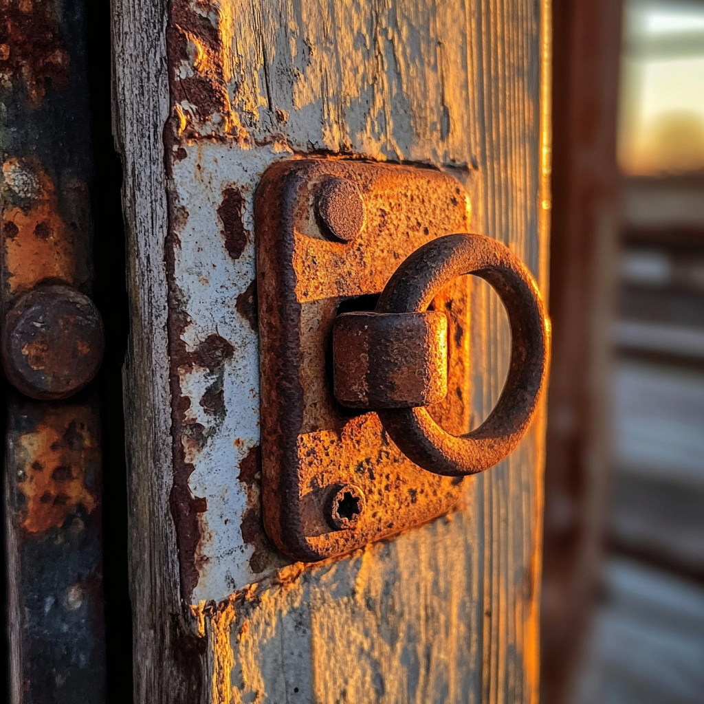 A rusted lock | Source: Midjourney