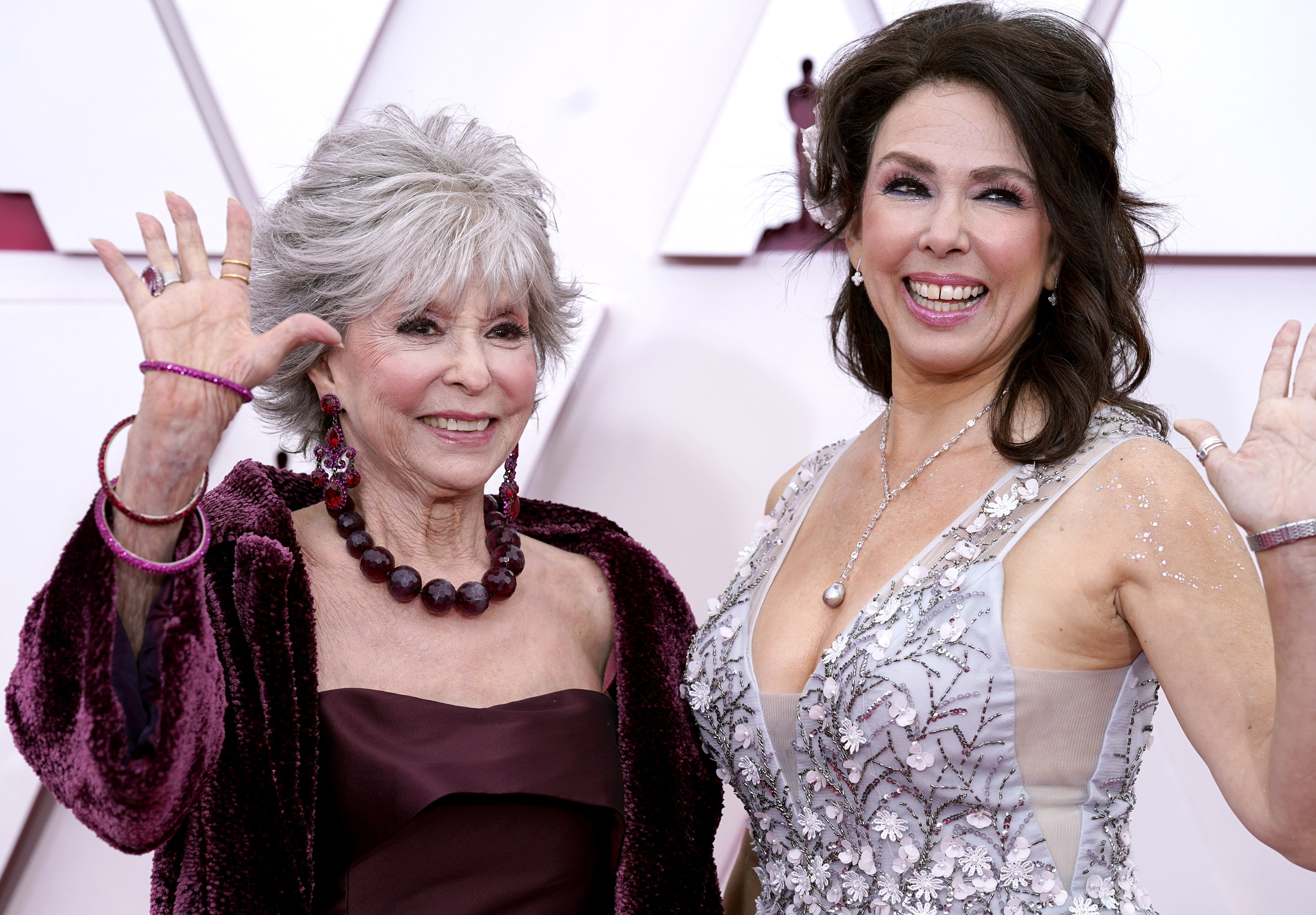 Rita Moreno and Fernanda Luisa Gordon at the 93rd Annual Academy Awards hosted at Union Station in Los Angeles, CA, on April 25, 2021. | Source: Getty Images