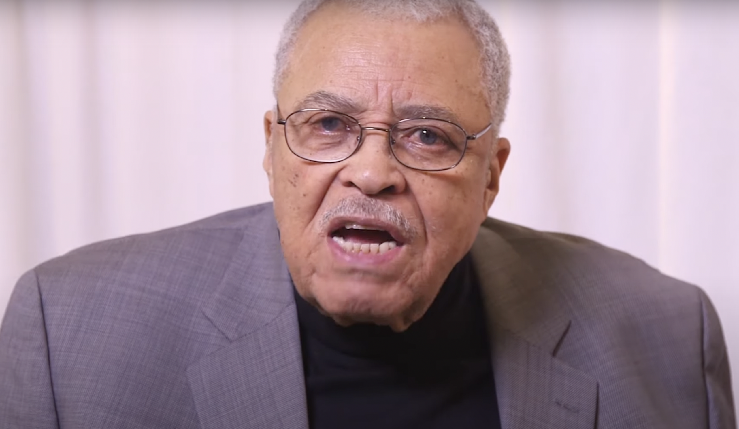 James Earl Jones during an interview | Source: YouTube/UsWeekly