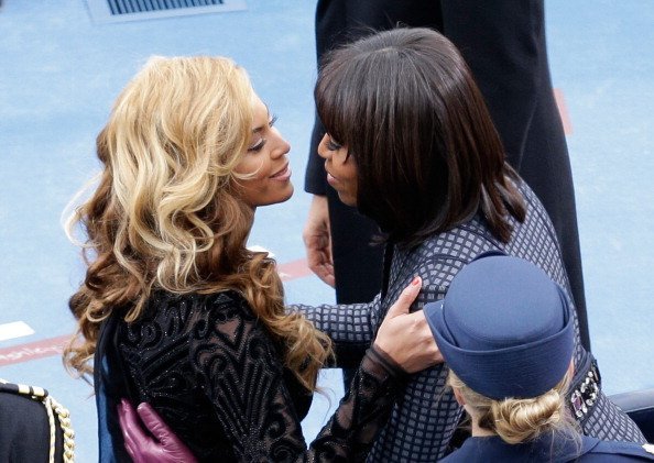 Beyonce with Michelle Obama | Getty Images