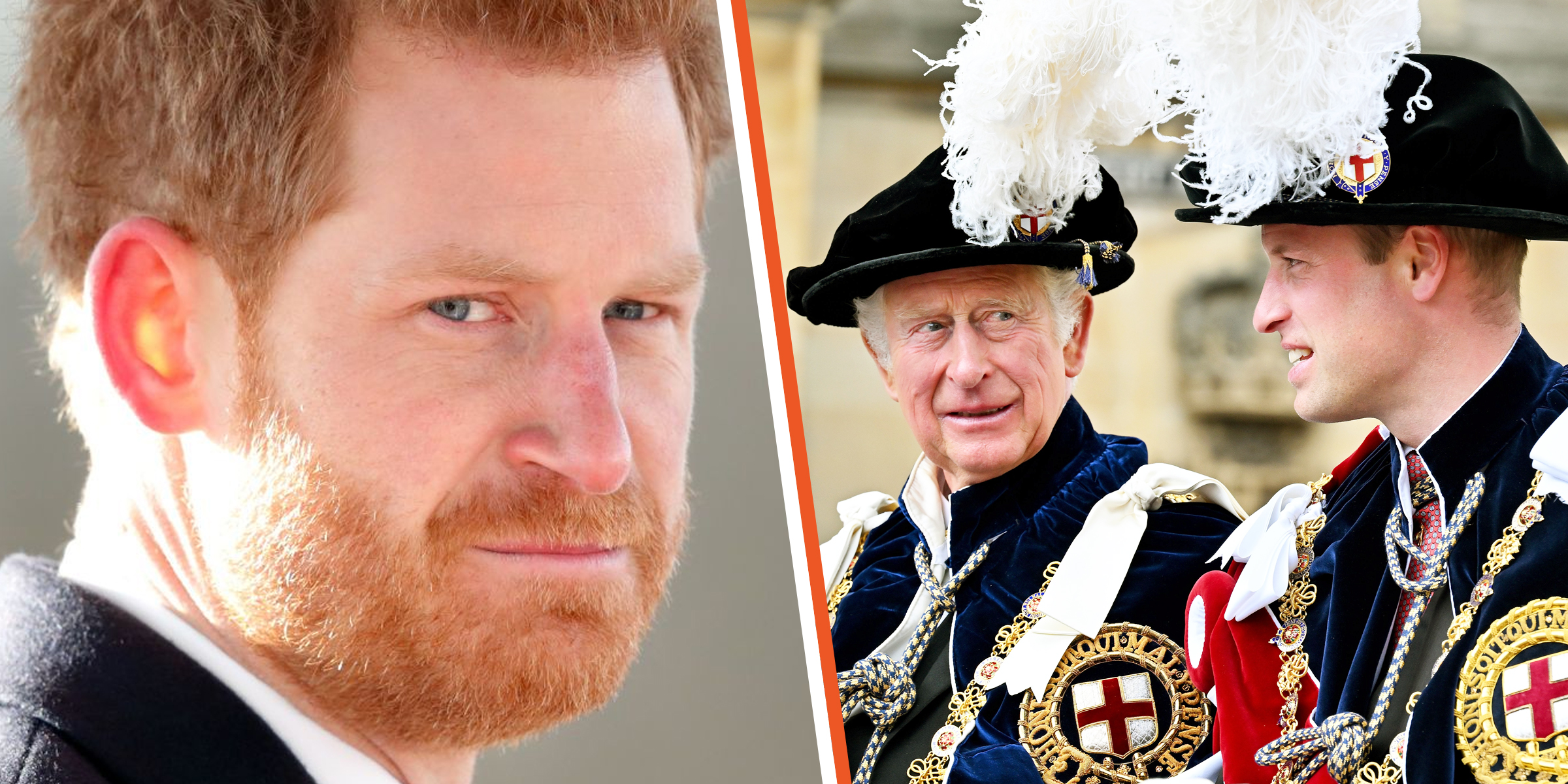 Prince Harry | King Charles and Prince William | Source: Getty Images