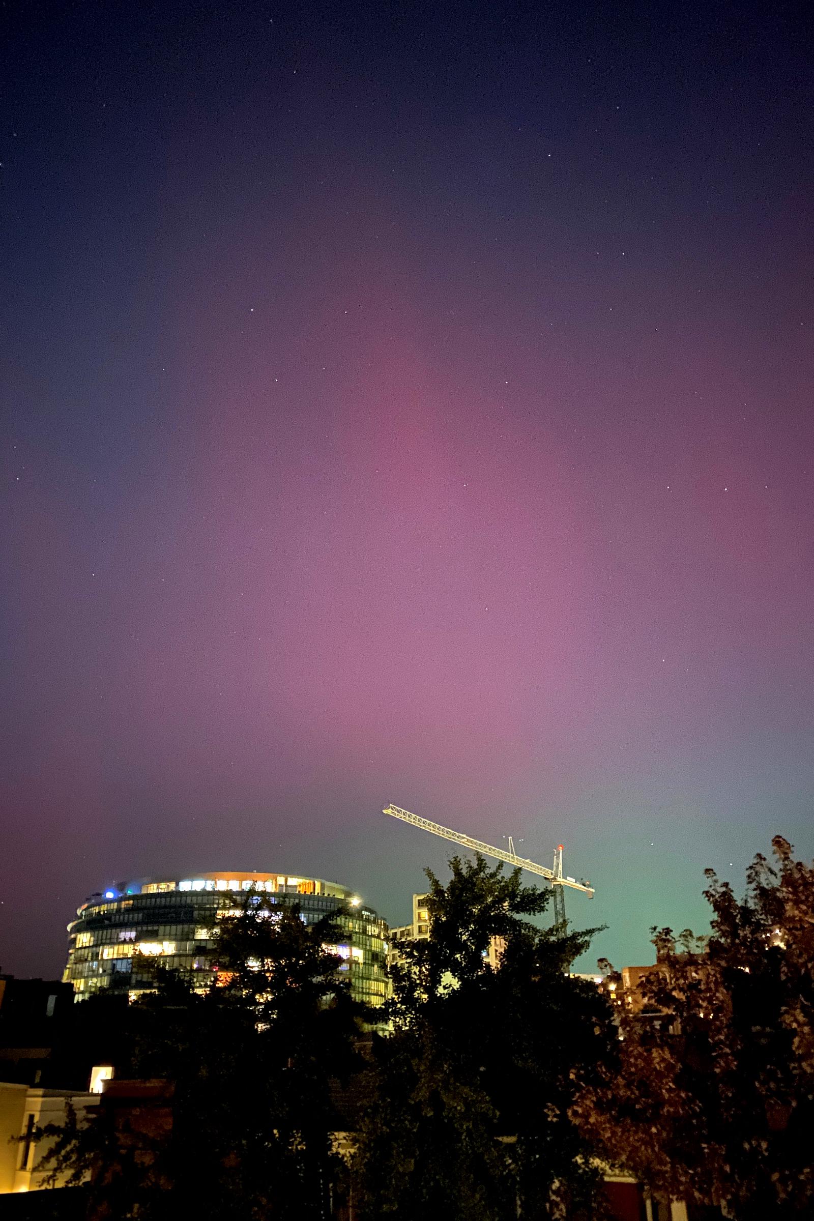 The Northern lights seen over Washington, DC on October 10, 2024 | Source: Getty Images