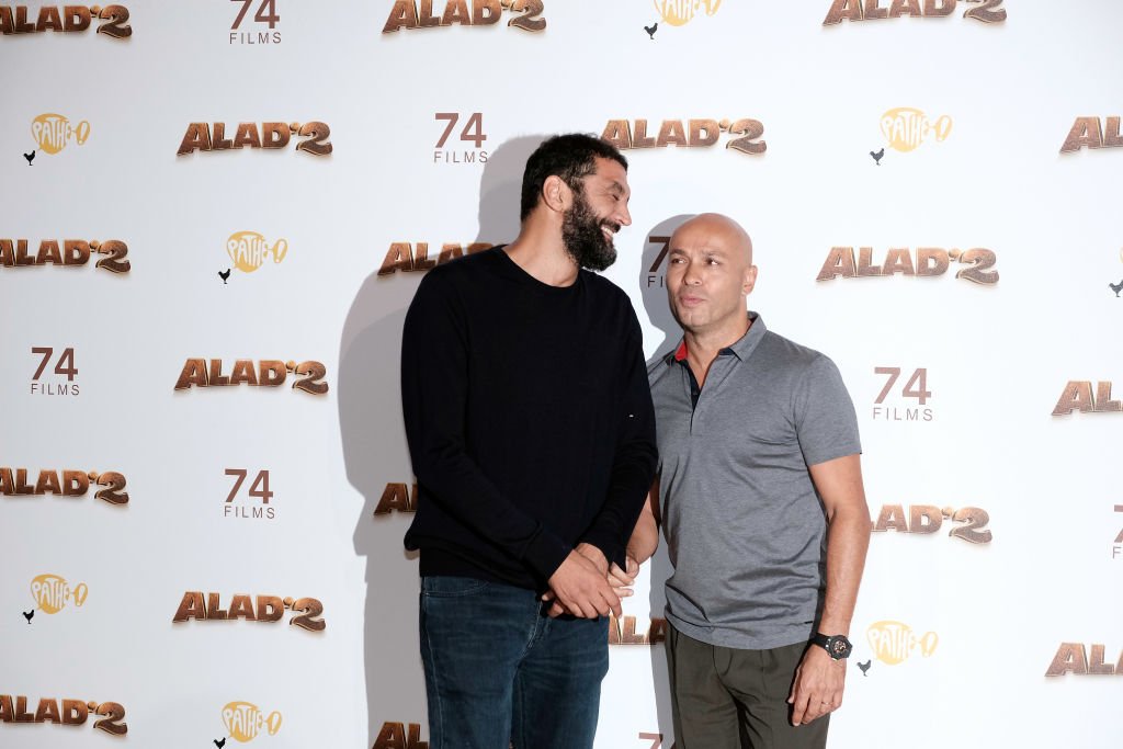 Ramzy Bedia et Eric Judor assistent à la première de "Alad'2" à Paris au Grand Rex le 21 septembre 2018 à Paris, France | Photo : Getty Images