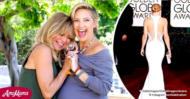 'Proud mama' Goldie Hawn left a cheerful comment under Kate Hudson's back photo