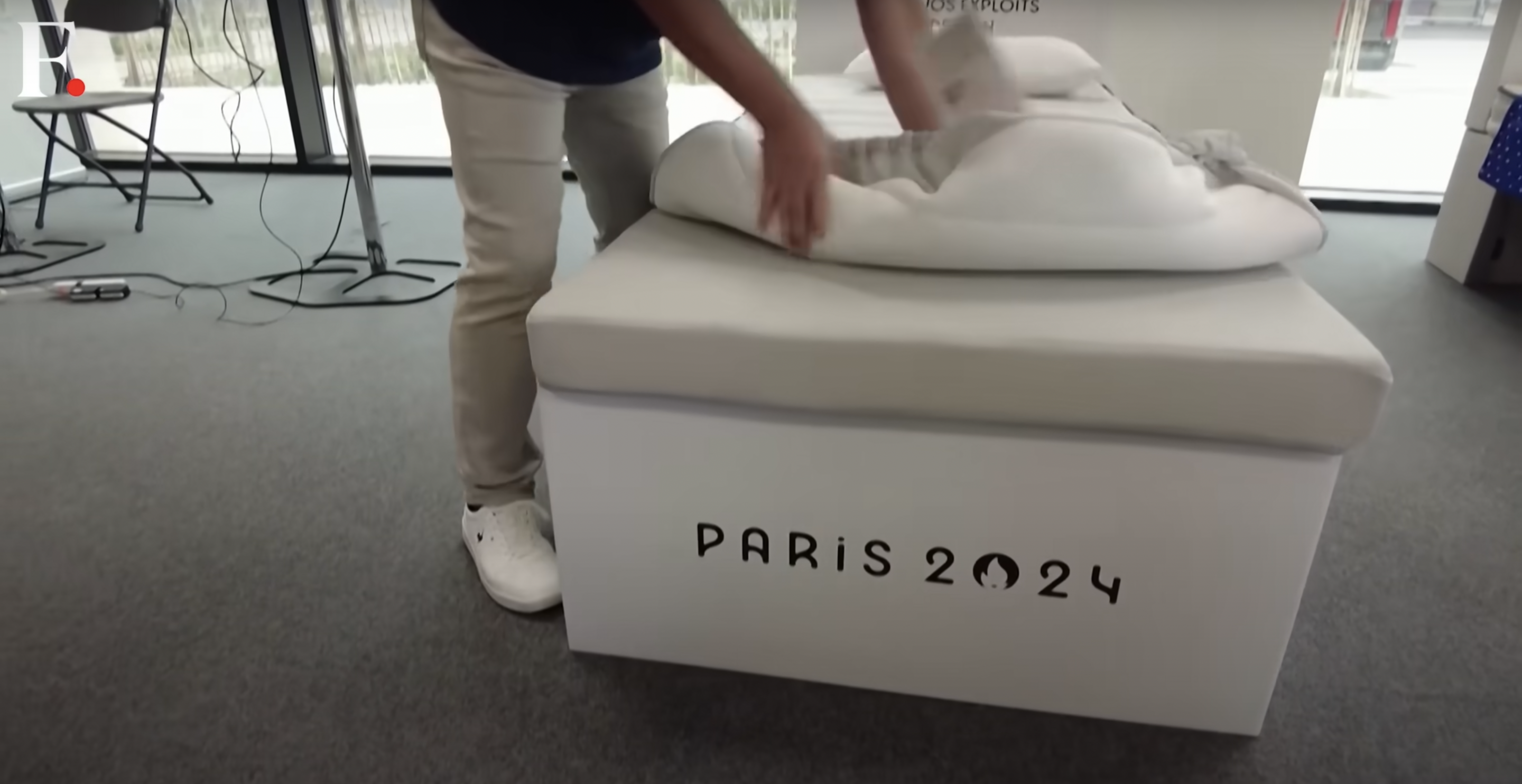 Room in Olympic village in Paris, 2024 | Source: youtube/Firstpost