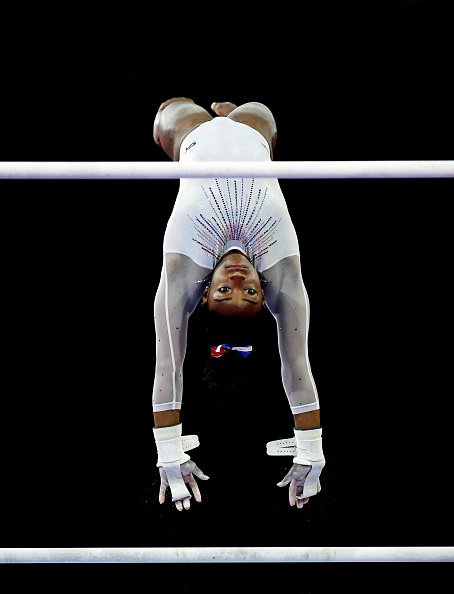Simone Biles of USA at the Women's All-Around Final on October 10, 2019 | Photo: Getty Images