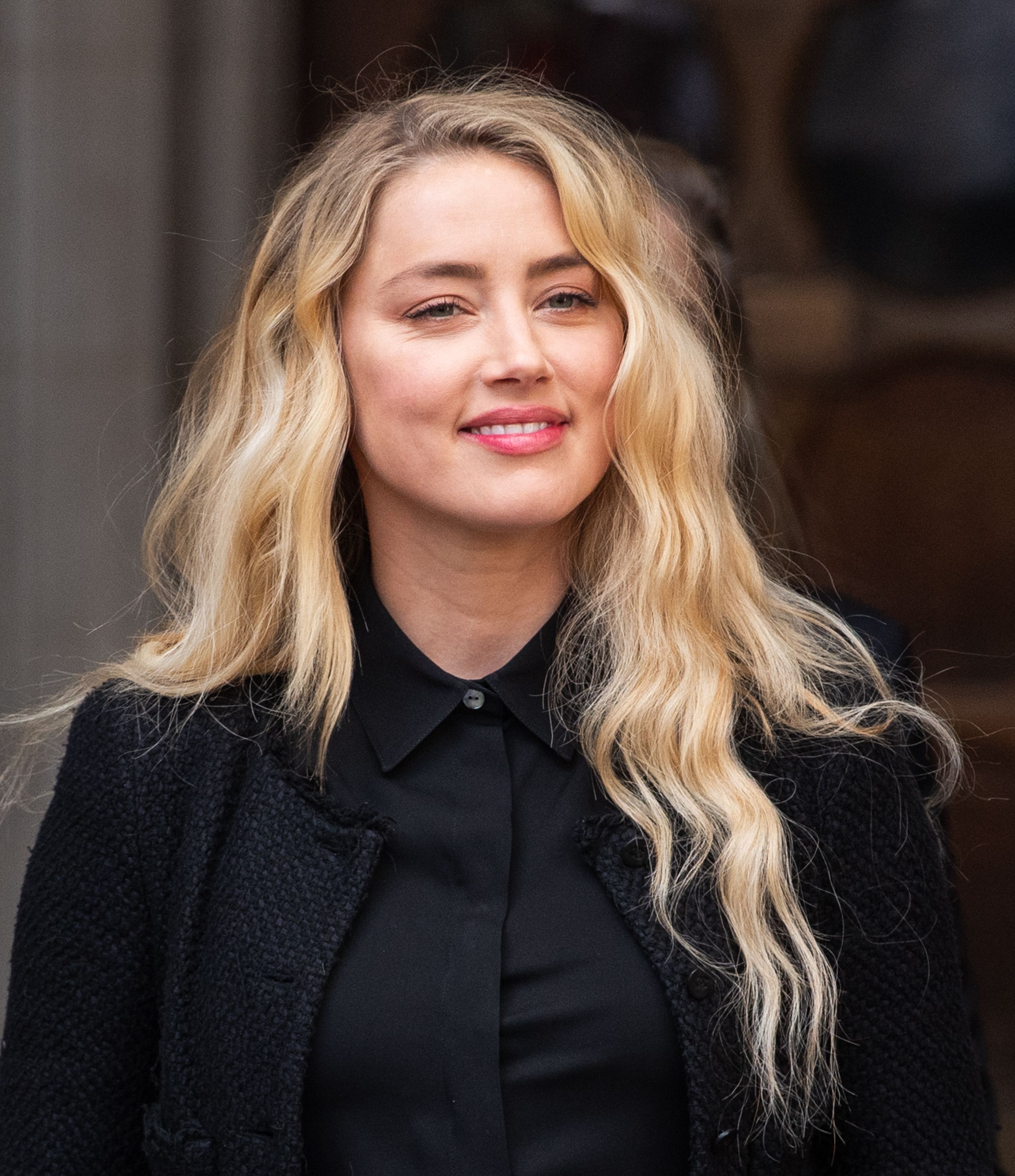 Amber Heard at the Royal Courts of Justice, Strand on July 28, 2020 in London, England. | Source: Getty Images