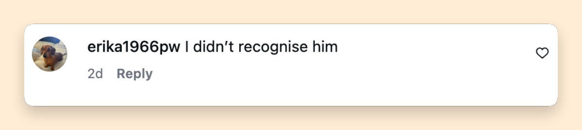 A netizen's comment about John Travolta's appearance at the 79th Cannes Film Festival in May 2026 | Source: Instagram/hellomag