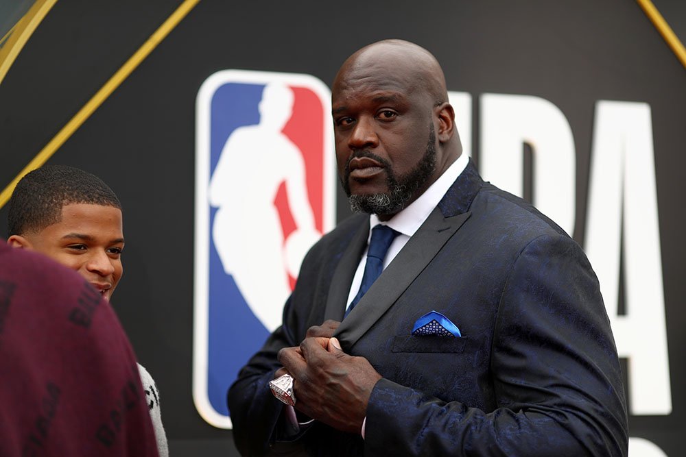 Shaquille O'Neal attends the 2019 NBA Awards  at Barker Hangar on June 24, 2019. I Photo : Getty Images.