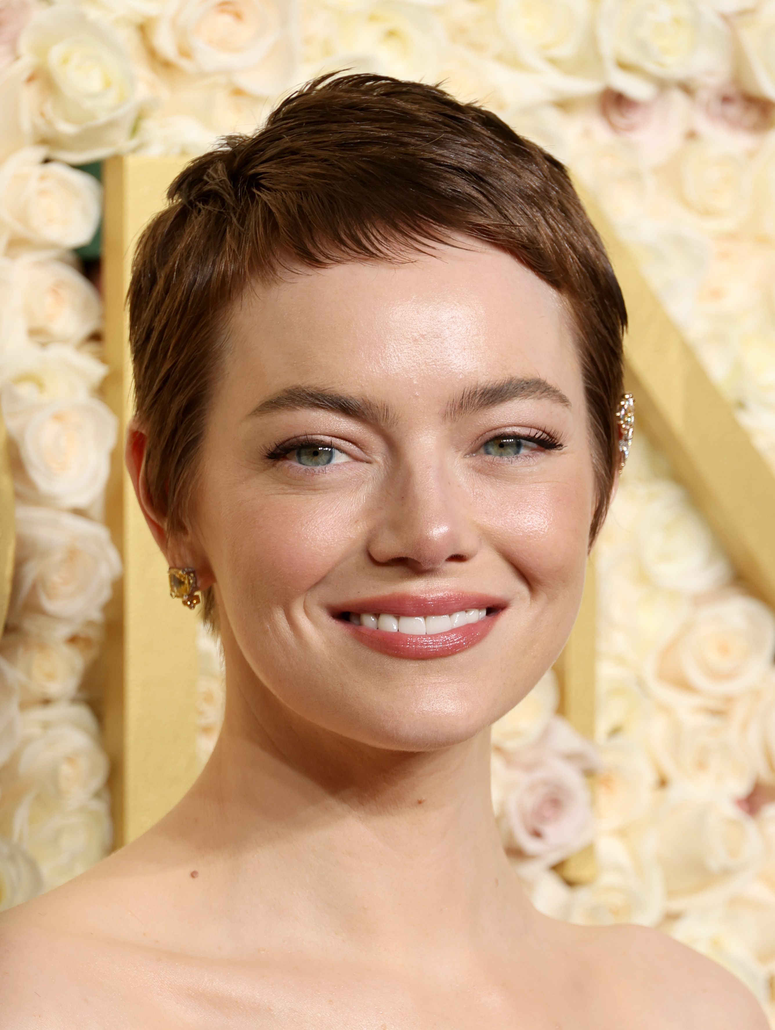 Emma Stone attends the 82nd Annual Golden Globe Awards at The Beverly Hilton in Beverly Hills, California, on January 5, 2025 | Source: Getty Images