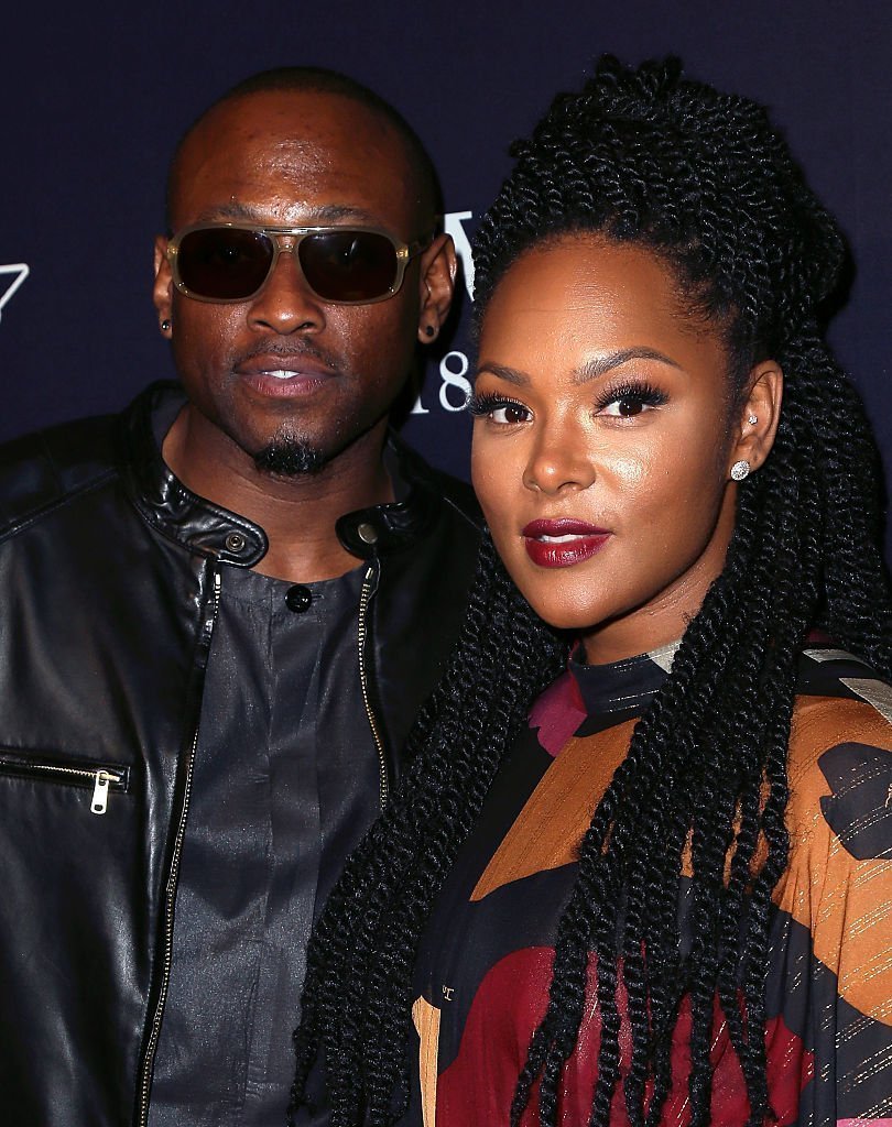 Actor Omar Epps and wife Keisha Epps at the 8th Annual Pre-Oscar Hollywood Domino Gala & Tournament at Sunset Tower Hotel  on February 19, 2015 | Photo: Getty Images