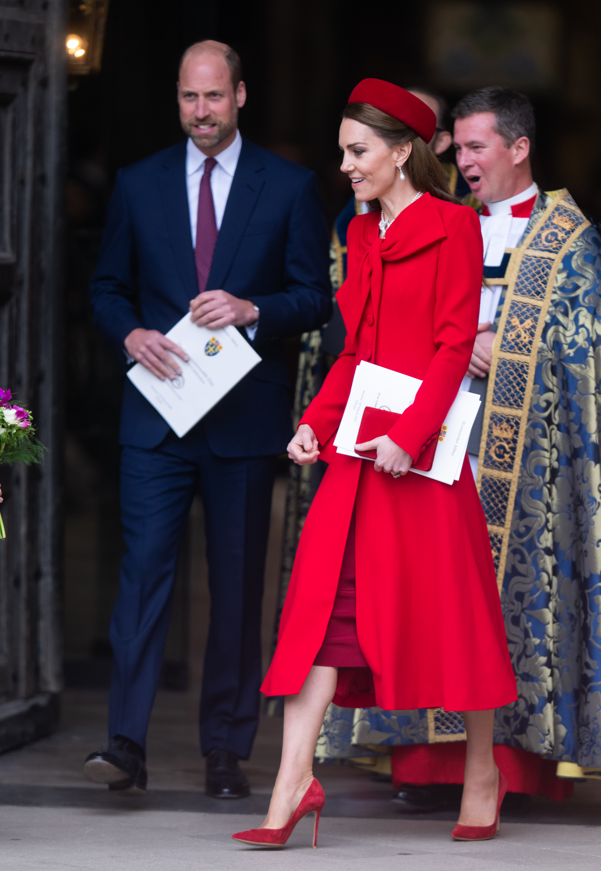 Princess Catherine and Prince William attend the celebrations for Commonwealth Day at Westminster Abbey on March 10, 2025 in London, England | Source: Getty Images