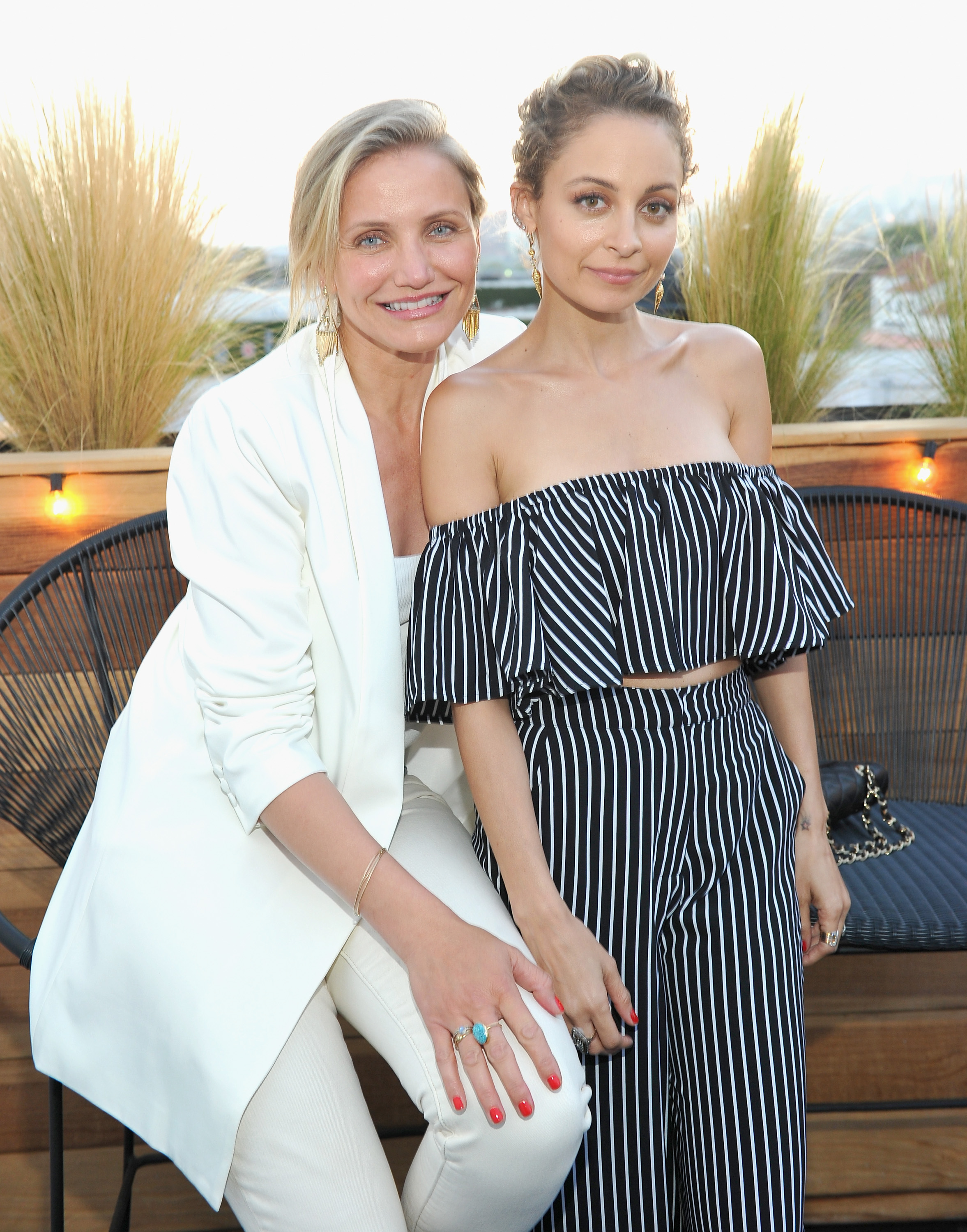 Cameron Diaz and Nicole Richie at the House of Harlow 1960 x REVOLVE event on June 2, 2016 | Source: Getty Images