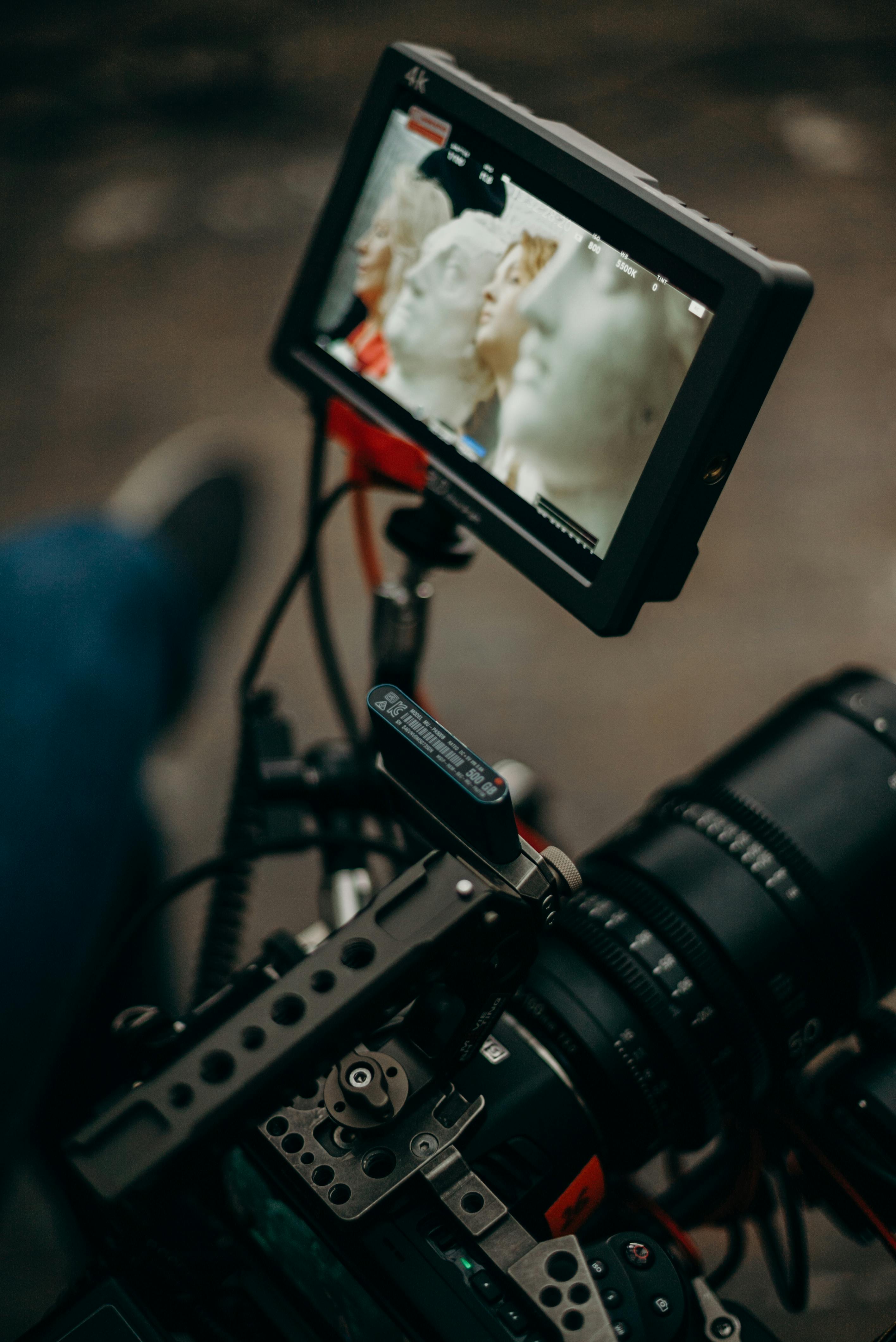 A video camera playback screen | Source: Pexels