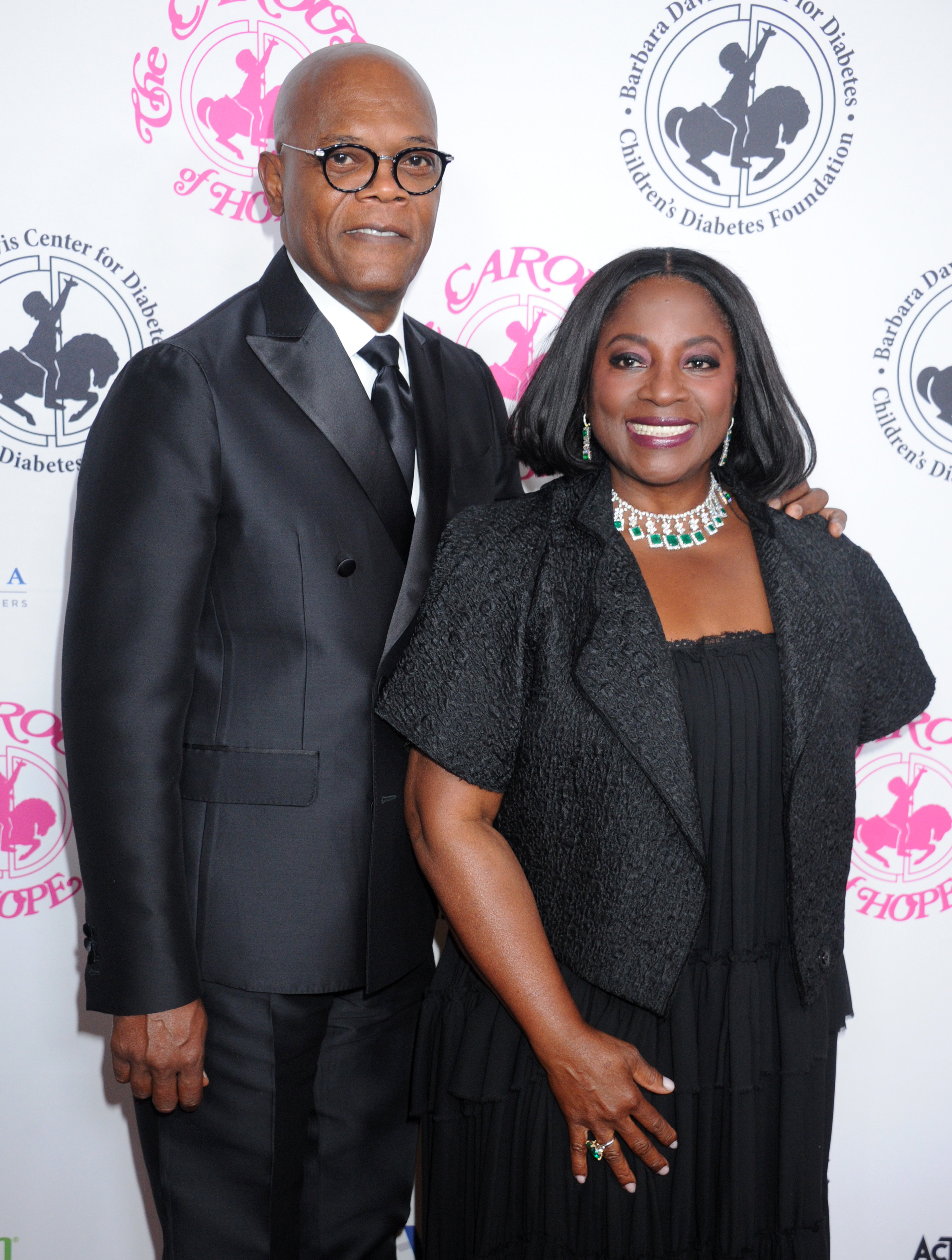 Samuel L. Jackson and LaTanya Richardson arrive at the 2016 Carousel Of Hope Ball at The Beverly Hilton Hotel on October 8, 2016, in Beverly Hills, California. | Source: Getty Images