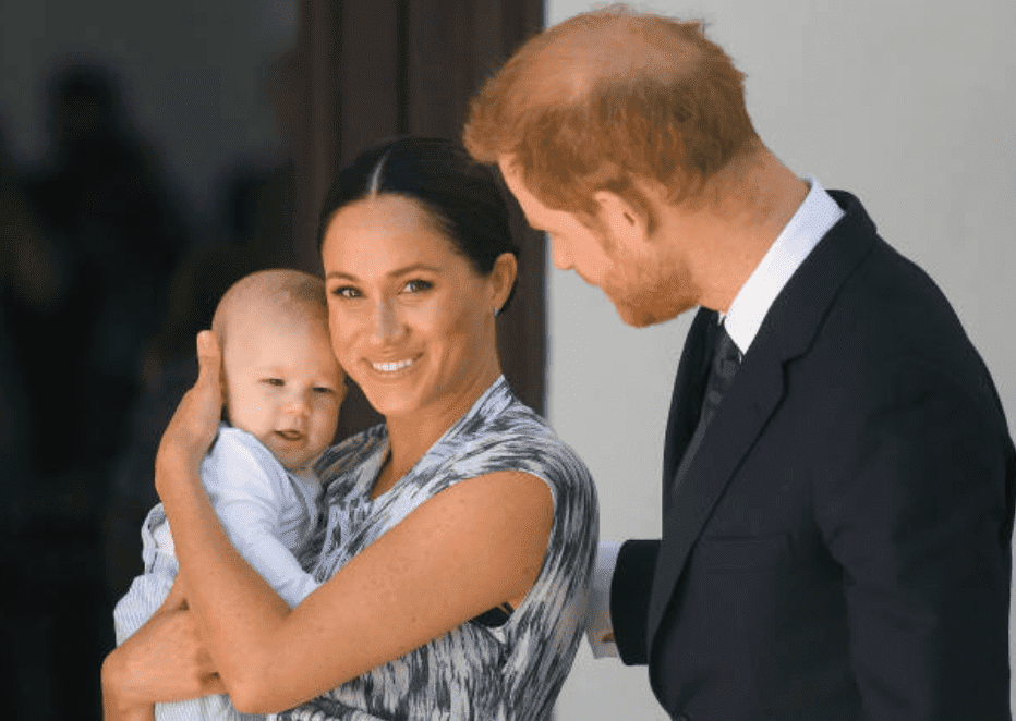 During their royal tour of South Africa Prince Harry, Meghan Markle and their son Archie Mountbatten-Windsor arrive at the Desmond & Leah Tutu Legacy Foundation to meet Archbishop Desmond Tutu on September 25, 2019, in Cape Town, South Africa | Source: Getty Images (Photo by Pool/Samir Hussein/WireImage)