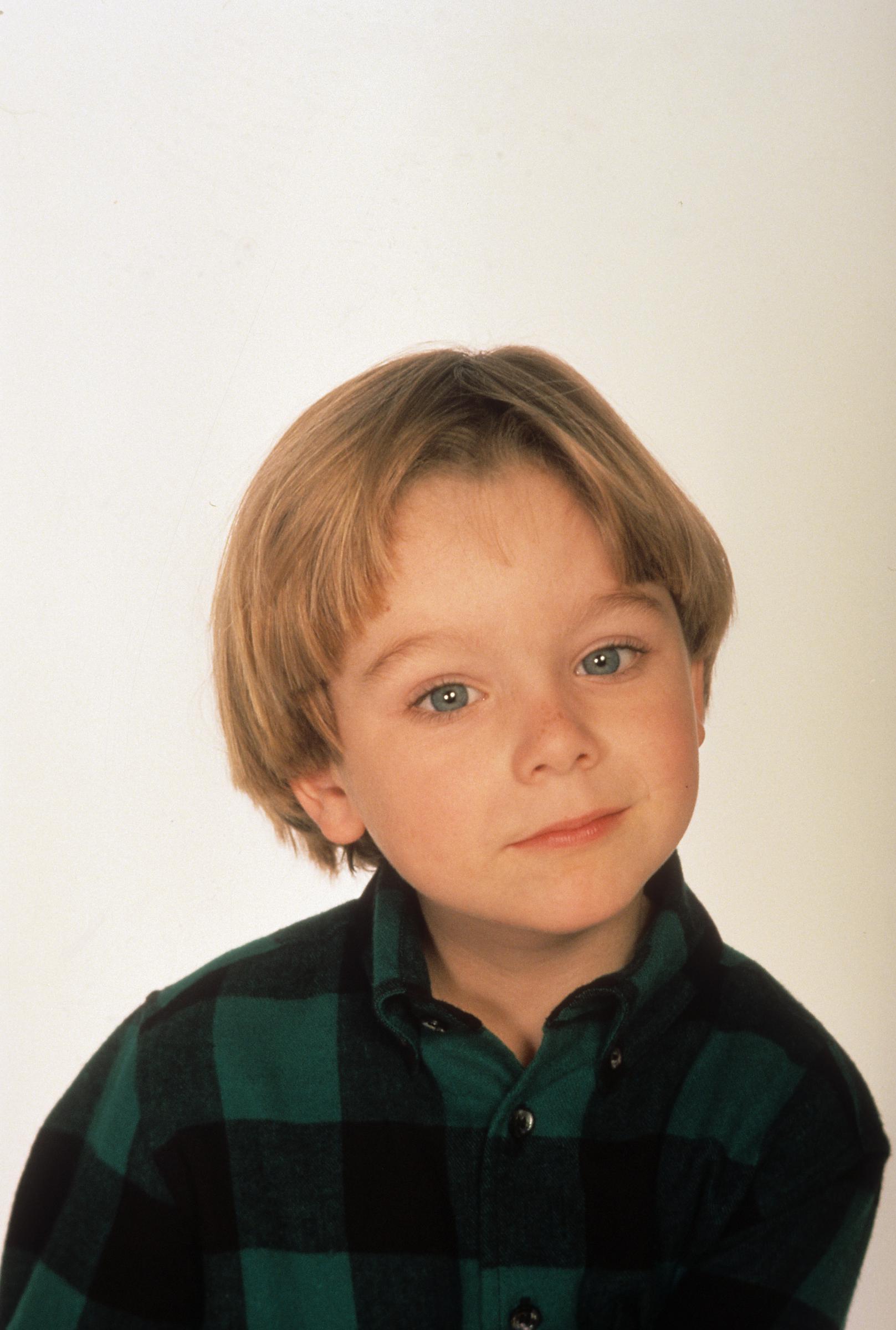 Brian Bonsall on the set of "Family Ties," 1987 | Source: Getty Images