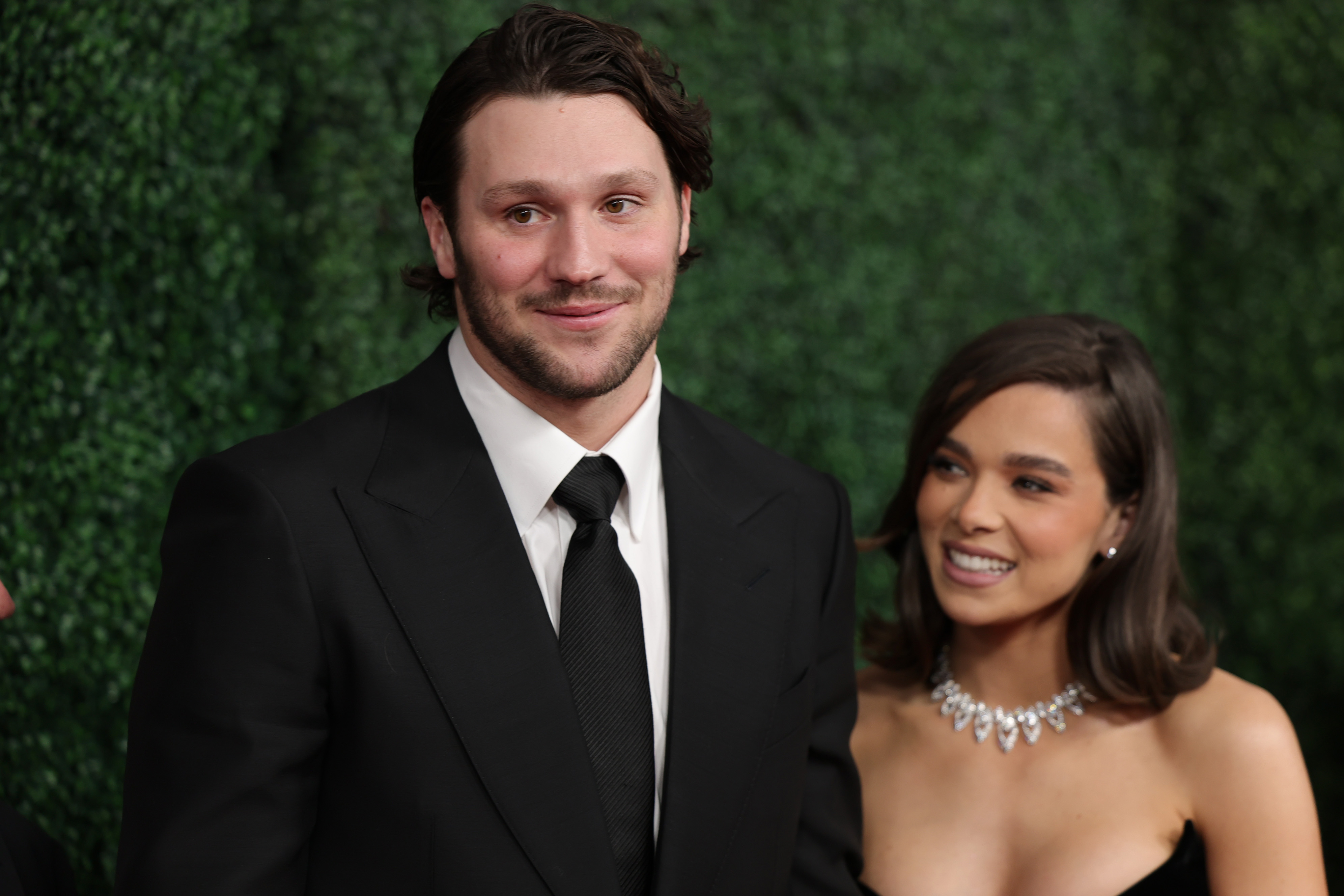 Josh Allen and Hailee Steinfeld attend the 14th Annual NFL Honors at Saenger Theatre on February 6, 2025, in New Orleans, Louisiana | Source: Getty Images