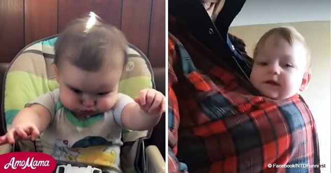 Compilation shows precious daddy-baby moments