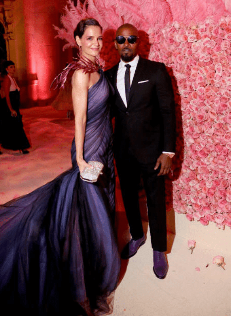 Katie Holmes and Jamie Foxx the MET Gala | Getty Images